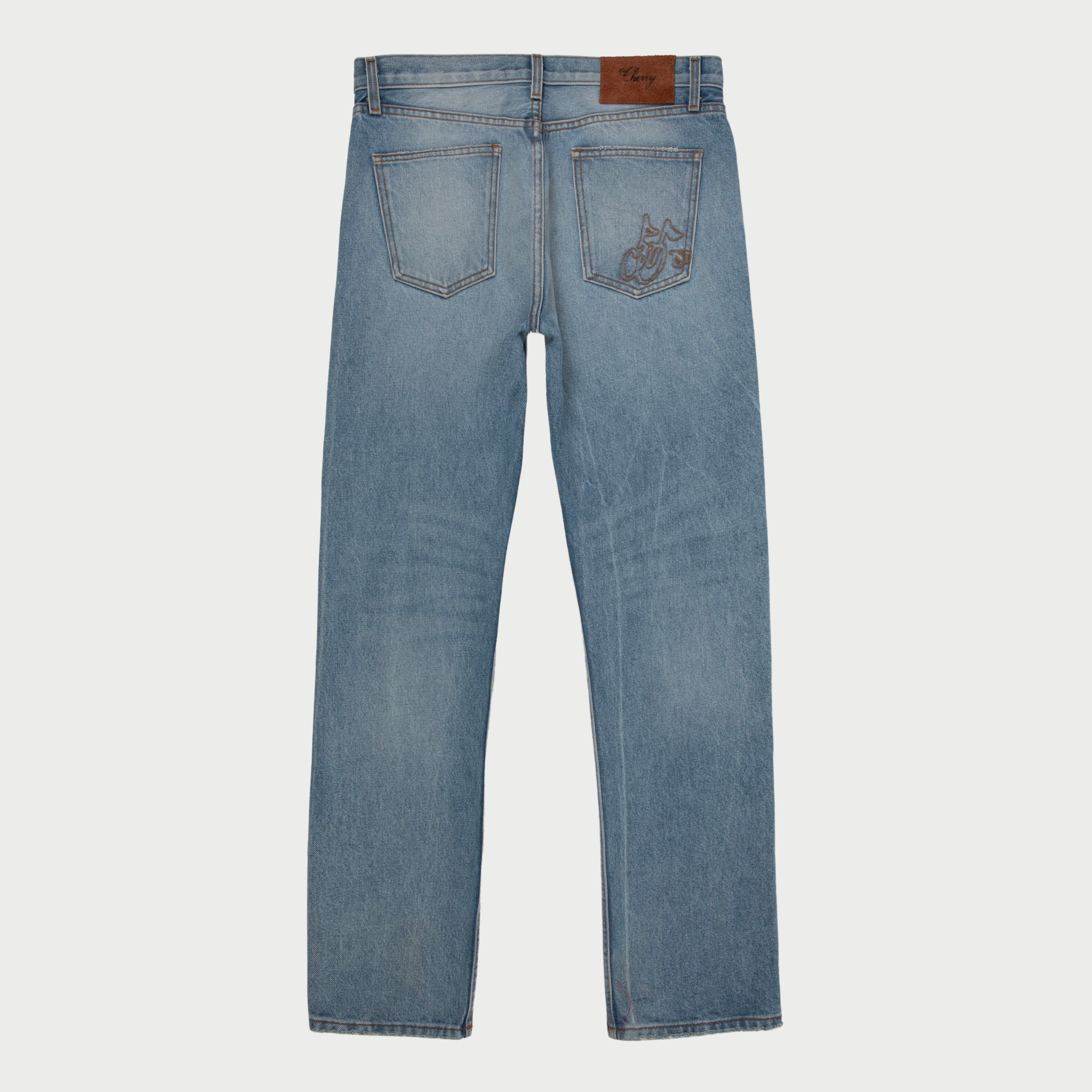 Straight Leg 5 Pocket Denim (Indigo) – CHERRY LA