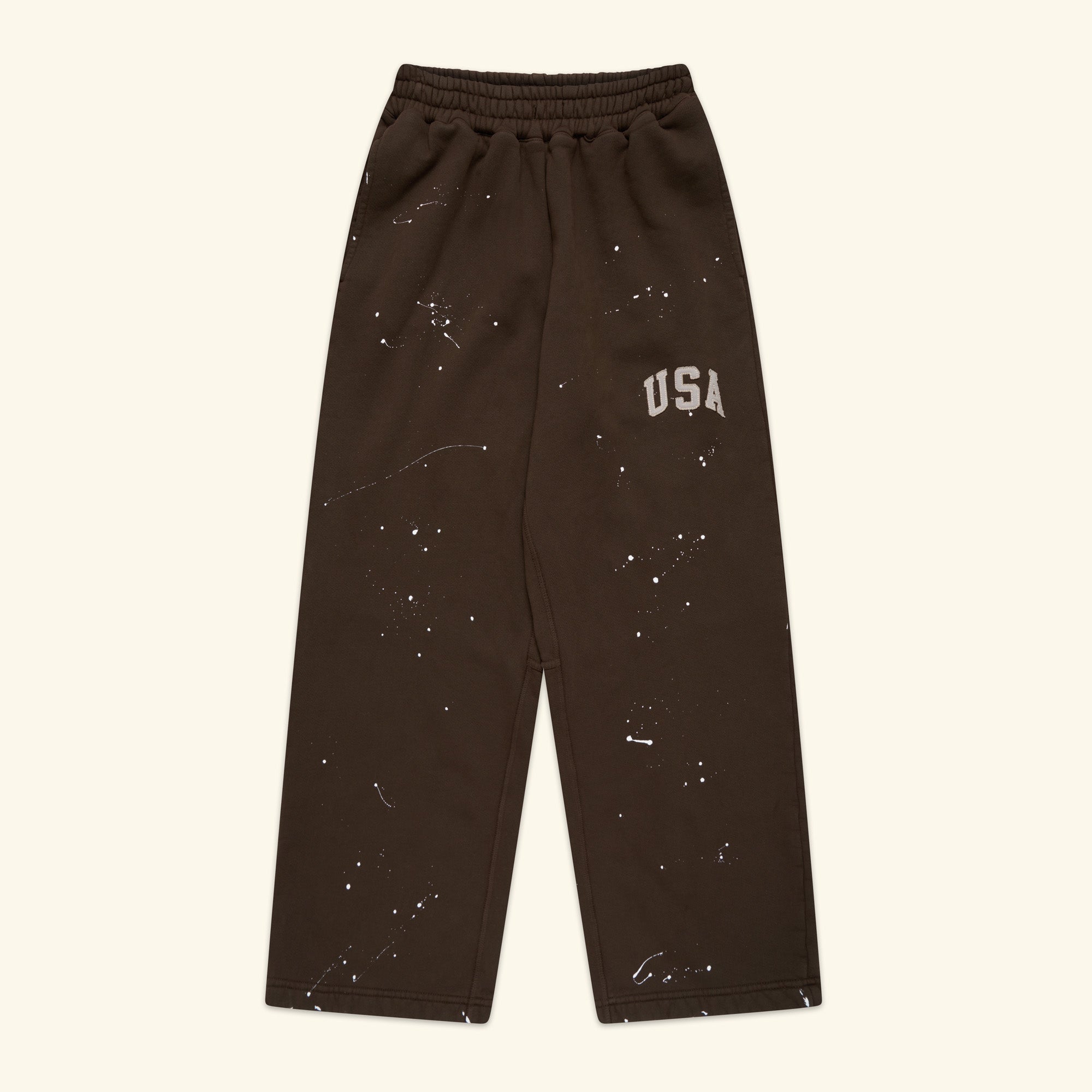 Usa Parachute Sweatpants (Chocolate)