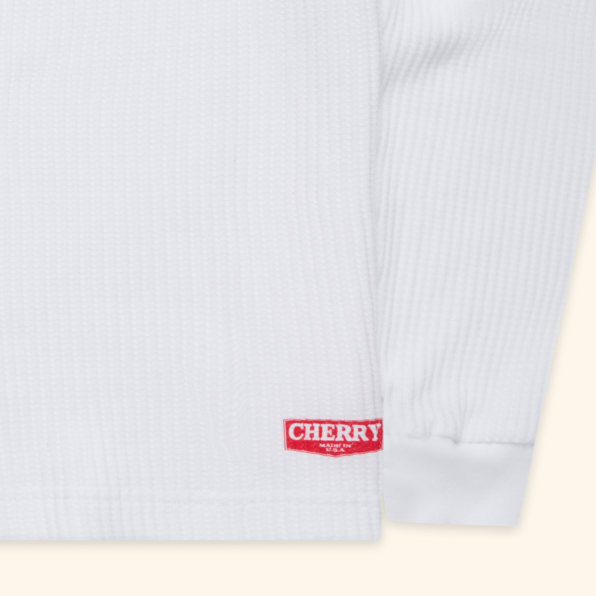 Chevron Classic Henley Thermal (Optic White)