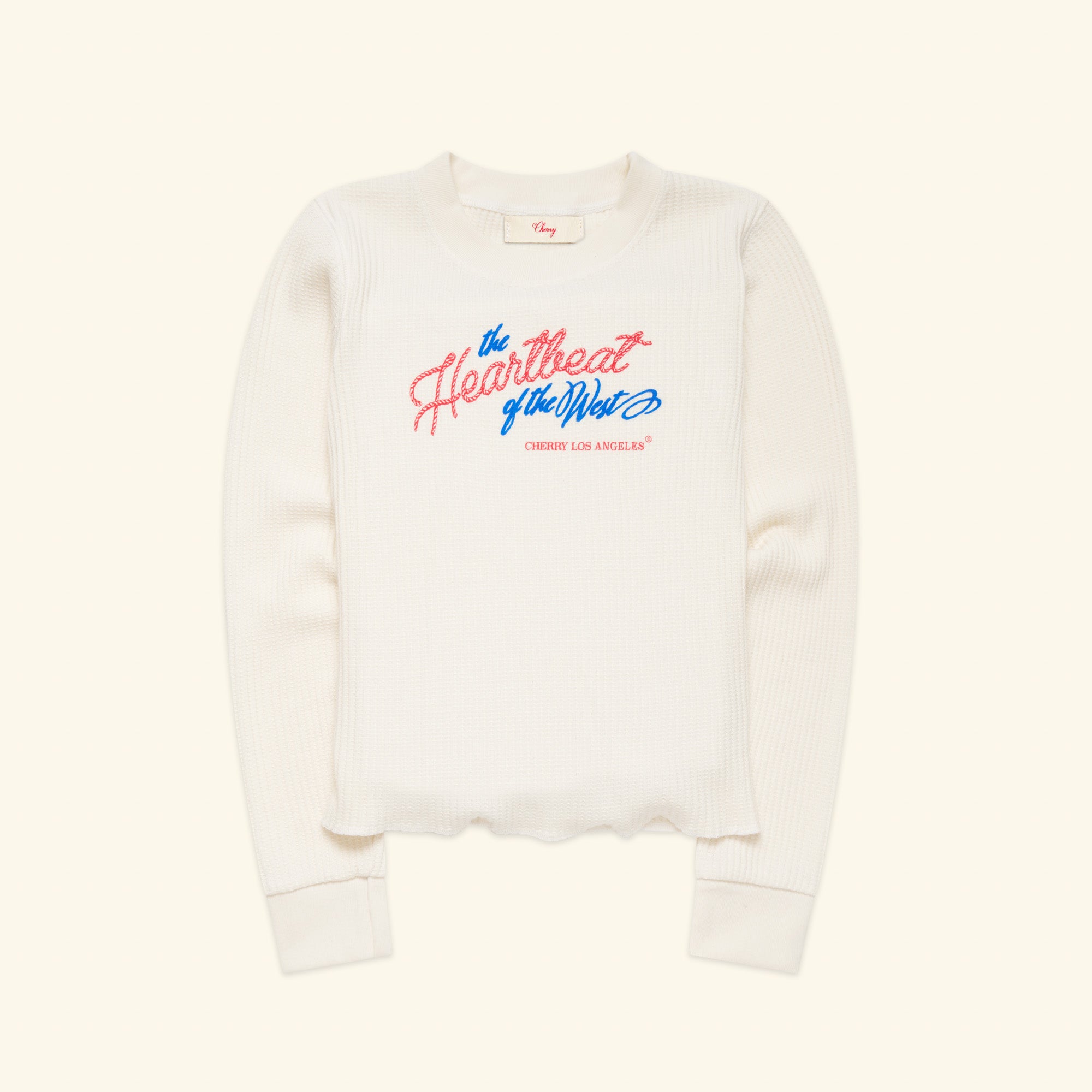 Women's Heartbeat Thermal Longsleeve (Natural)