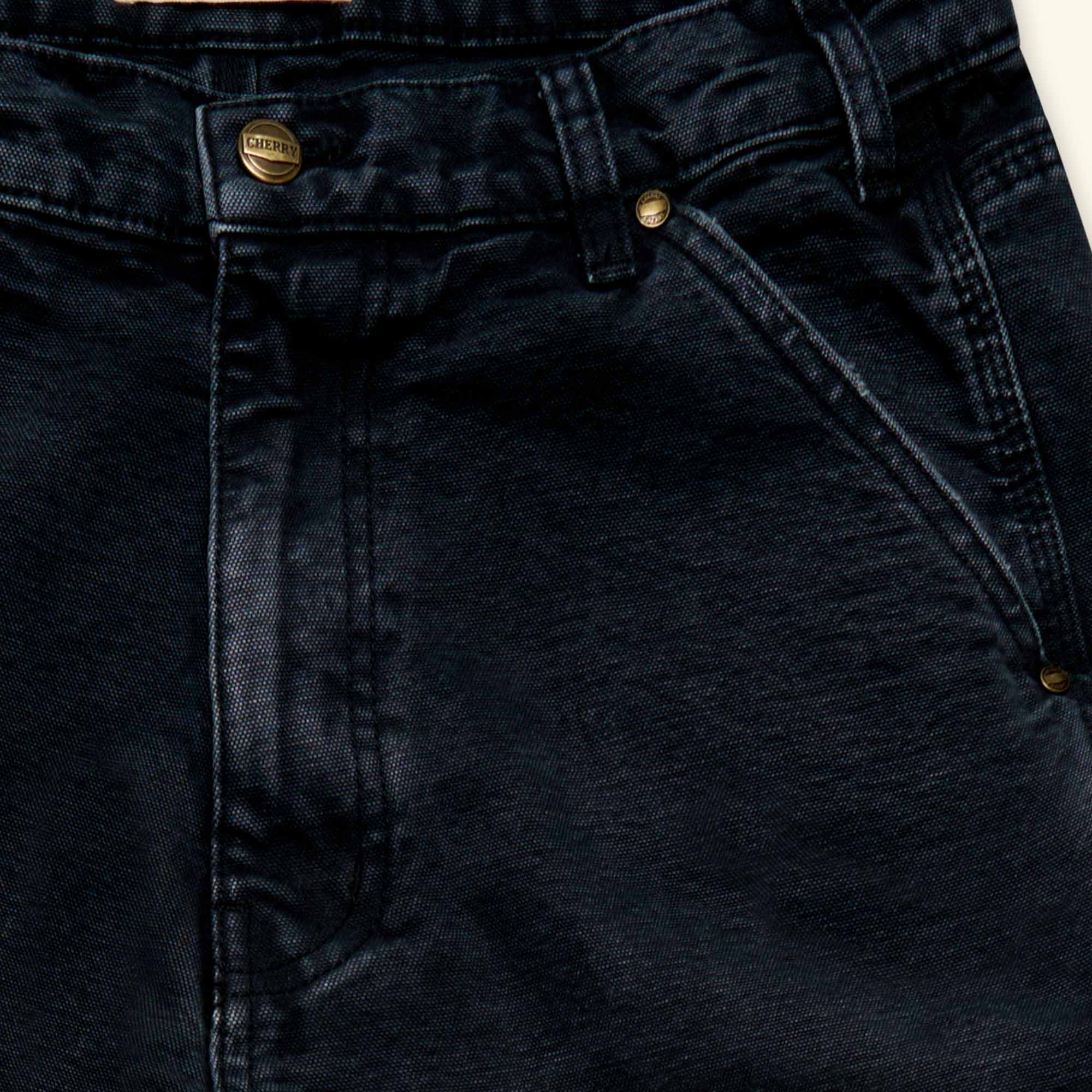 Wide Leg Double Knee (Black)