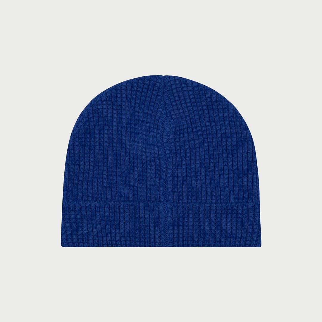 Waffle Knit Beanie (Navy)