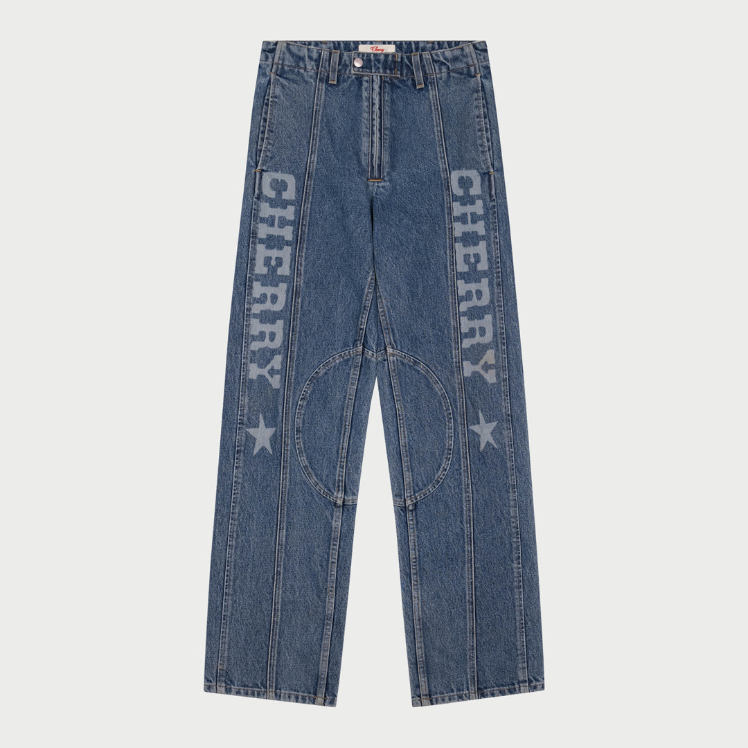 Denim Moto X Pants