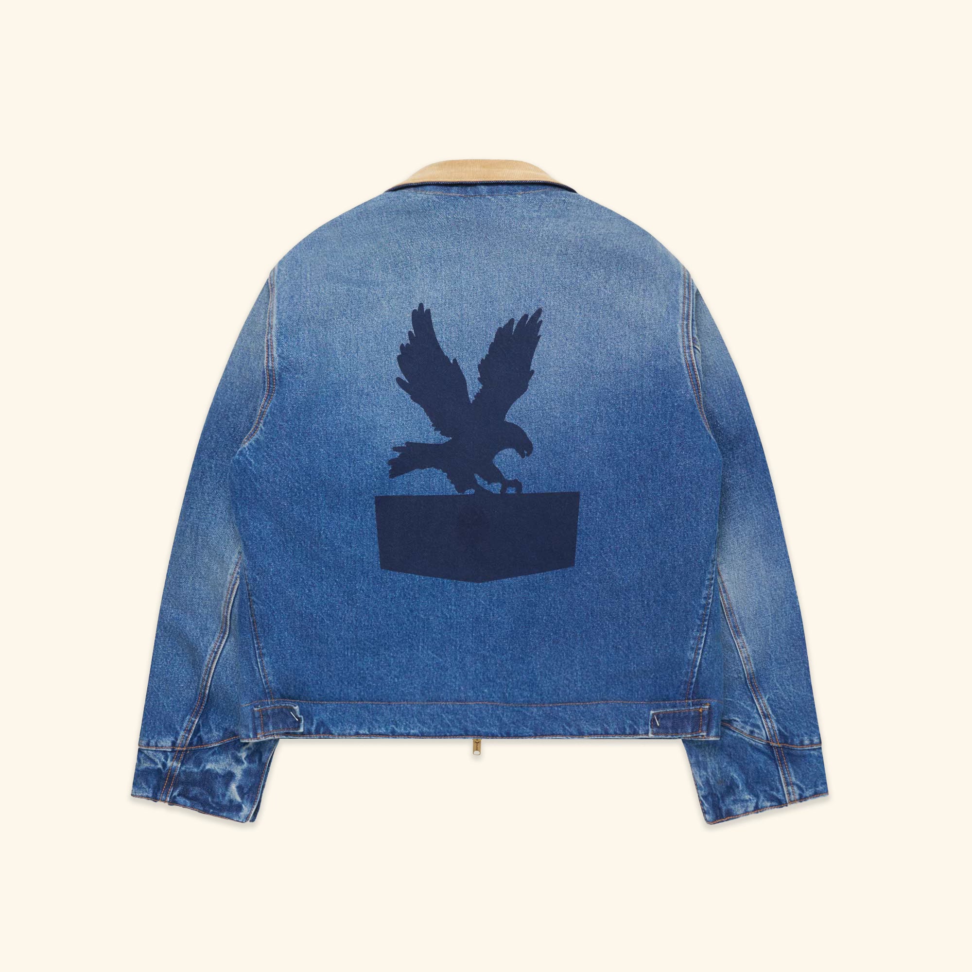 Sun Faded Work Jacket (Denim)