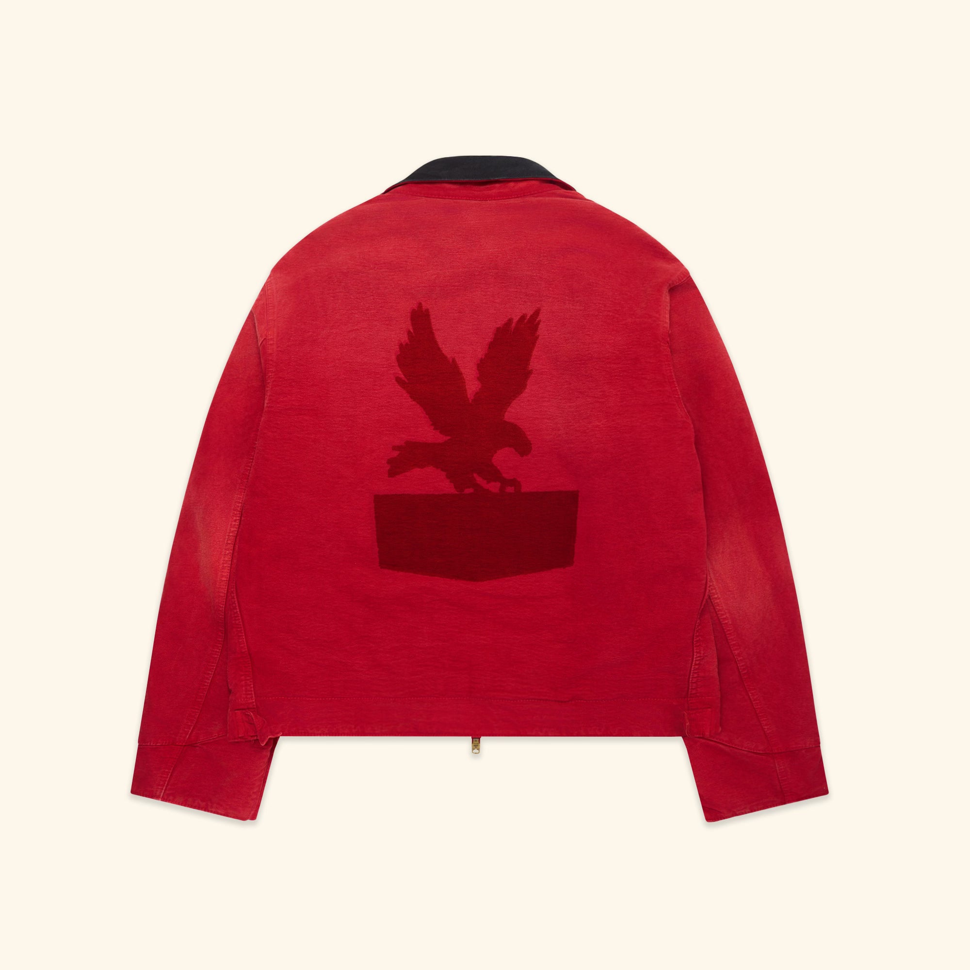 Sun Faded Work Jacket (Red)