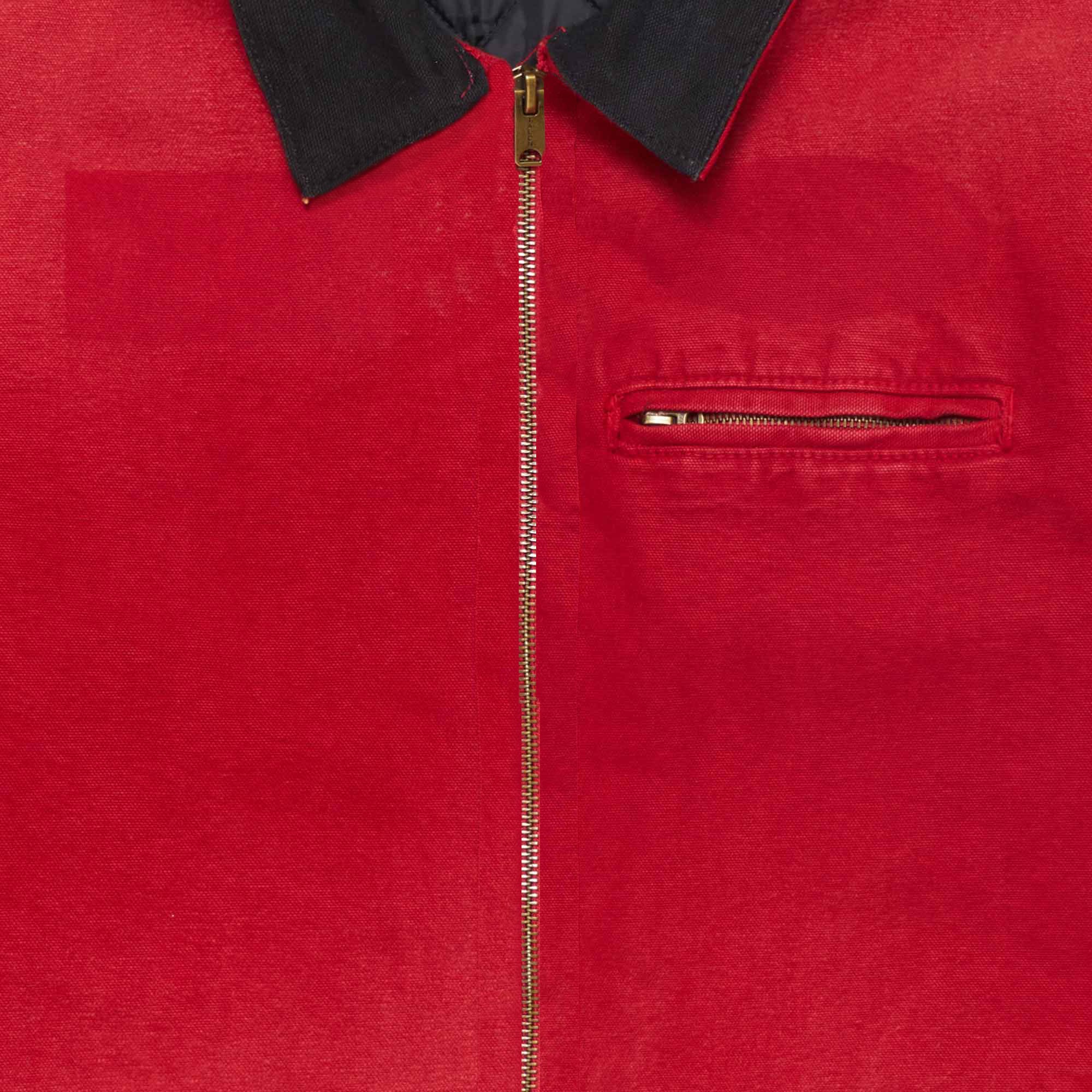 Sun Faded Work Jacket (Red)