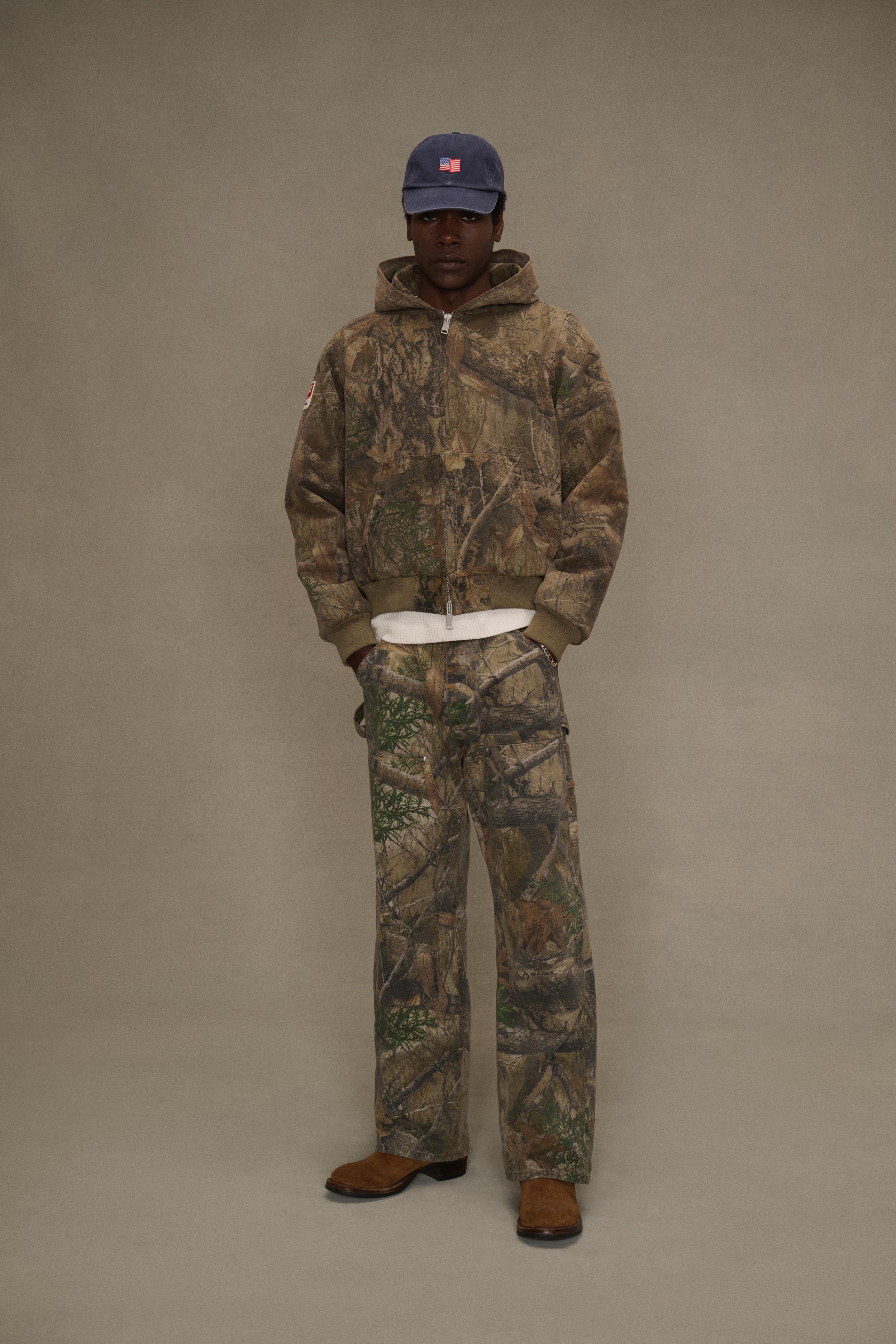 Hooded Work Jacket (Real Tree Camo)