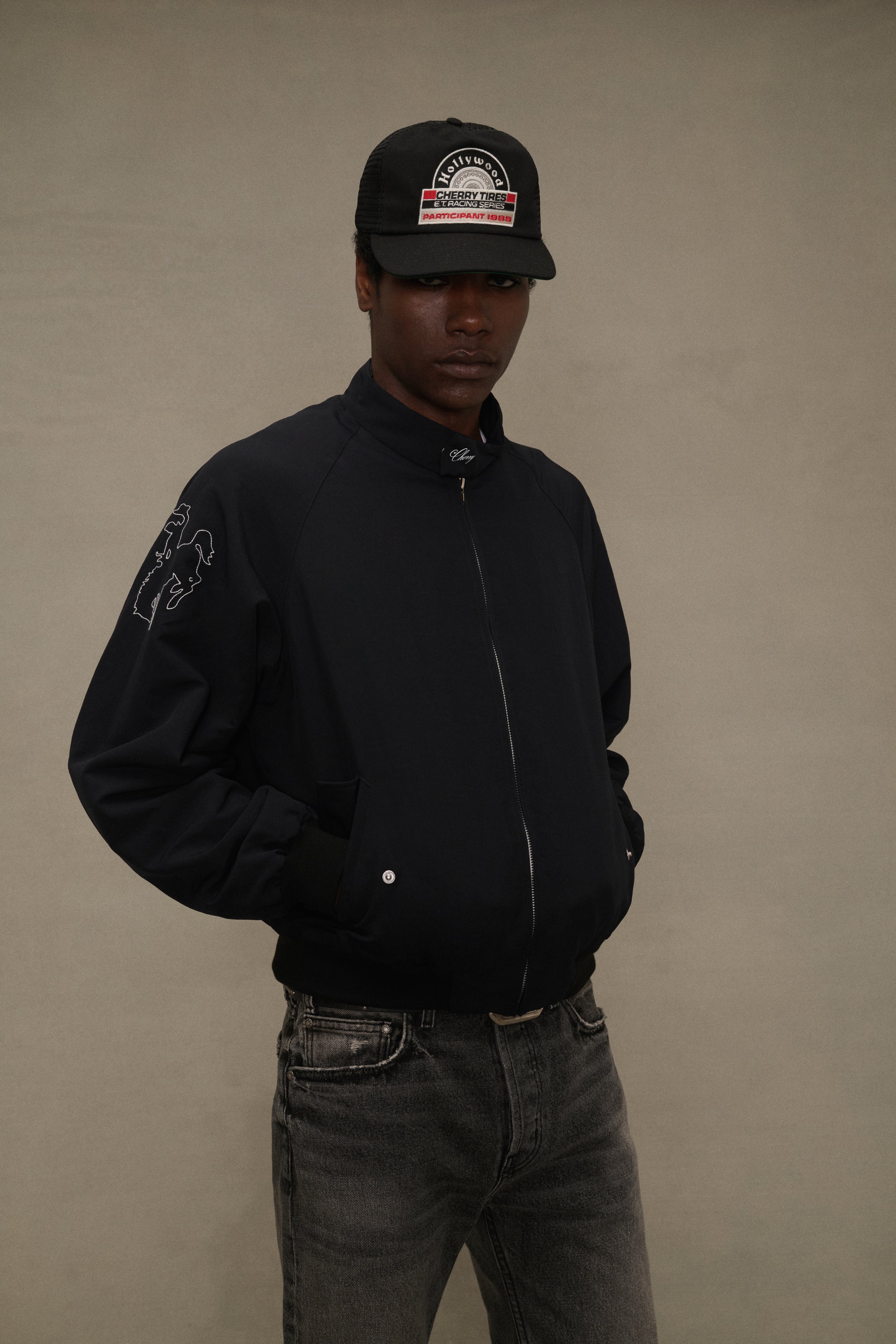 Cherry Tires Trucker (Black)