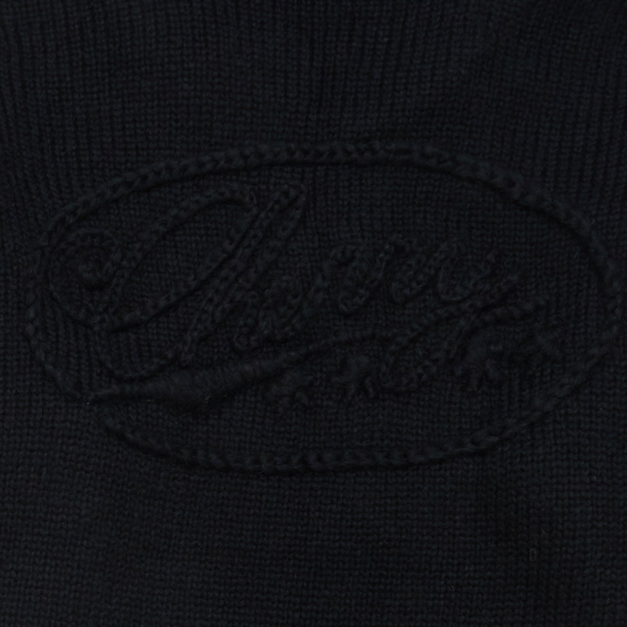 Alpaca Knit Henley (Black)