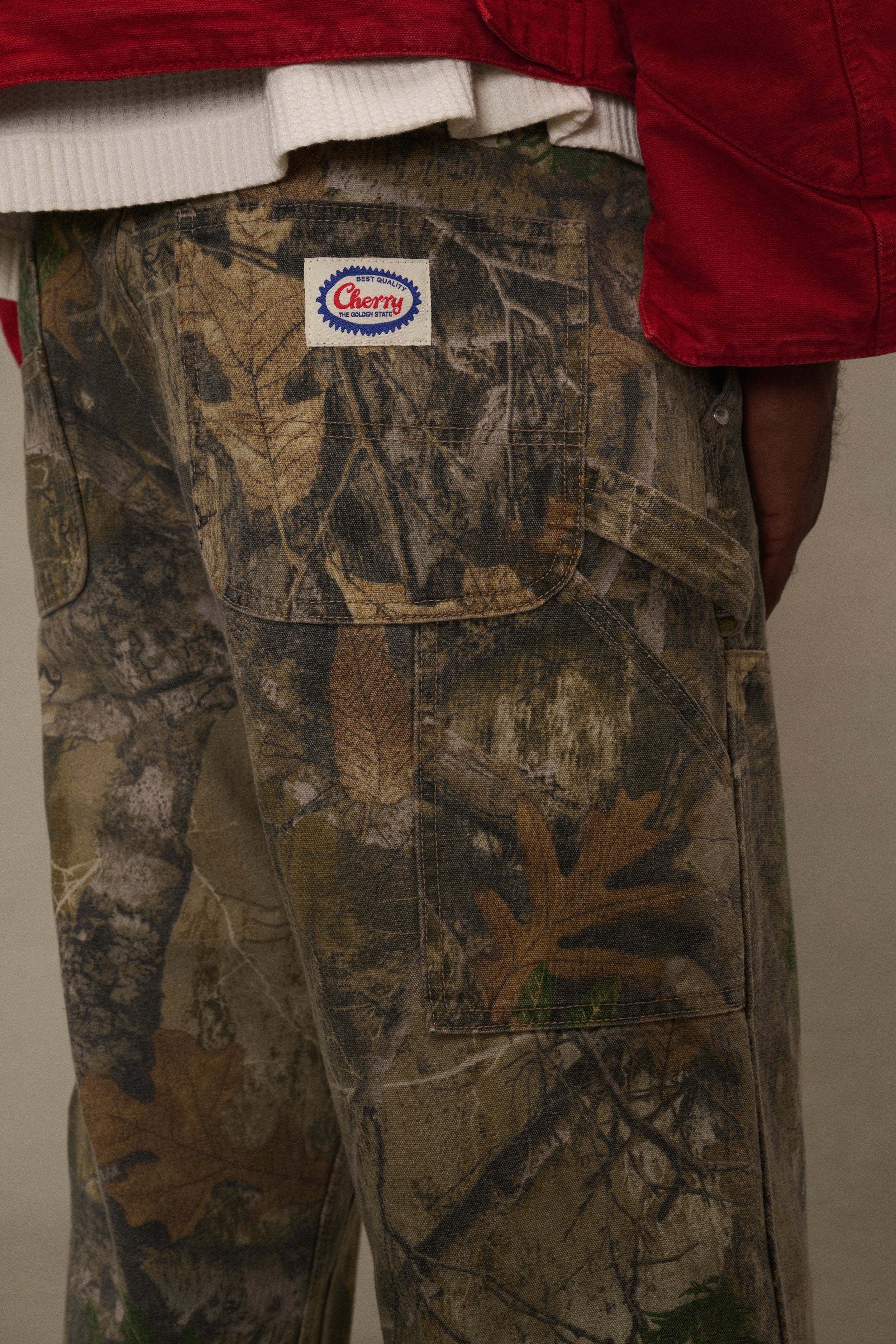 9090 DOUBLE KNEE BUGGY PANTS リアルツリー XL 9090 DOUBLE KNEE