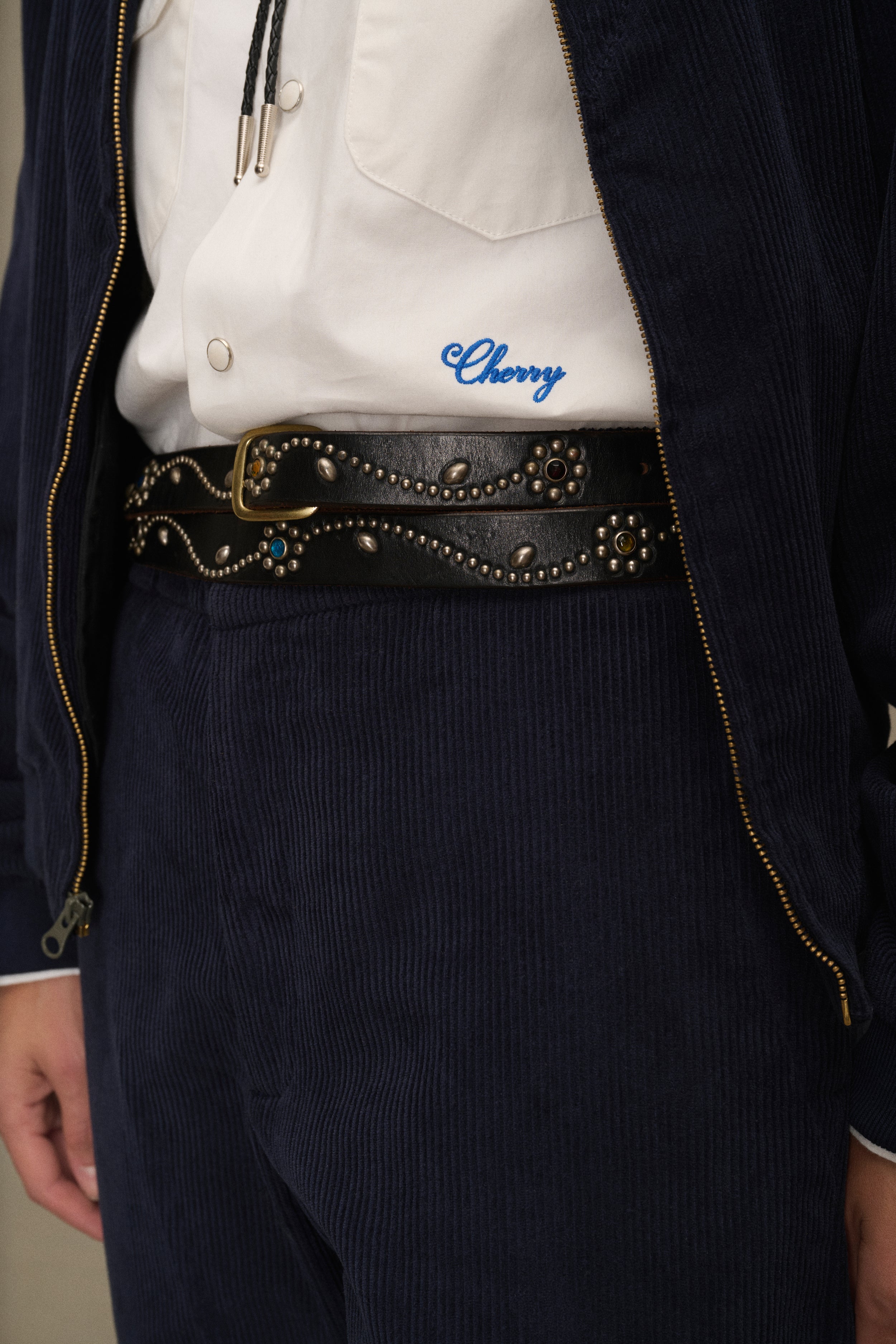 Corduroy Western Chino (Navy)