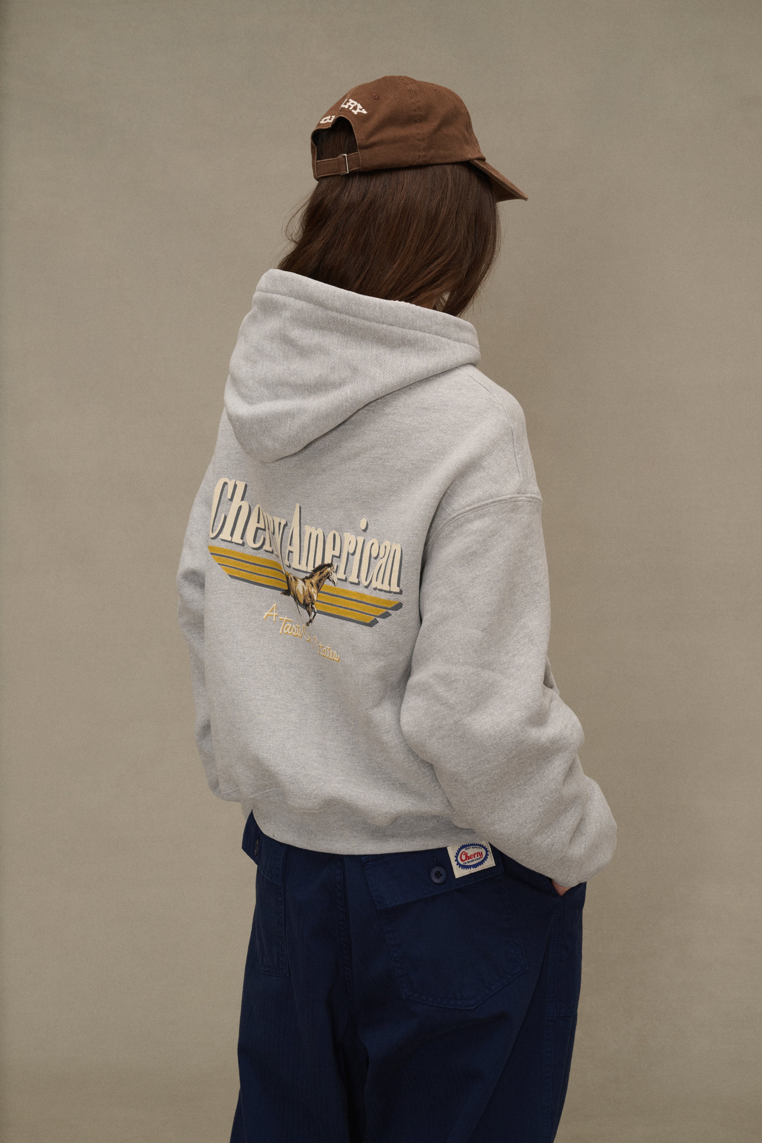 Thermal Zip Up Hoodie (Heather Grey) – CHERRY LA