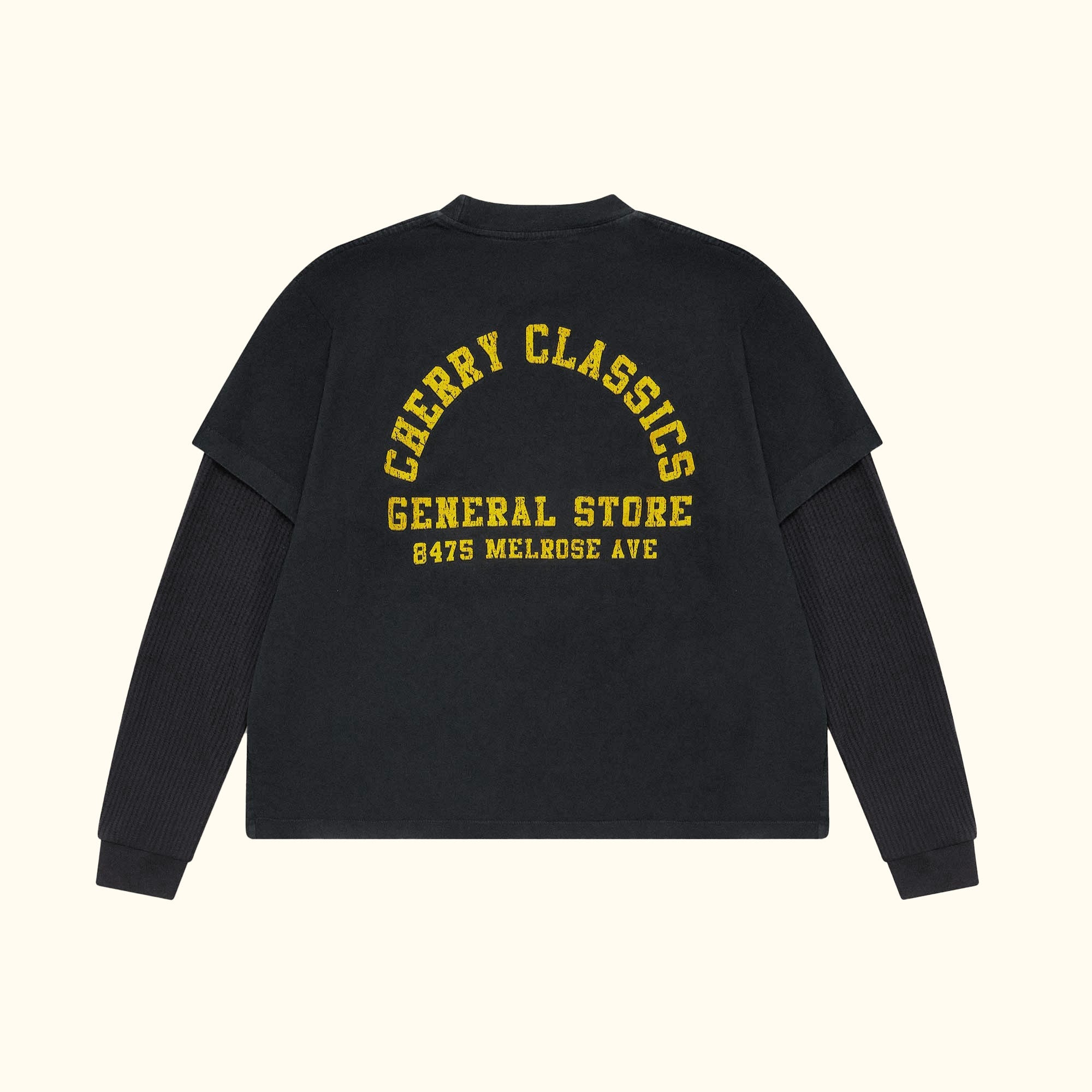 General Store Boxy Long Sleeve Thermal (Vintage Black)