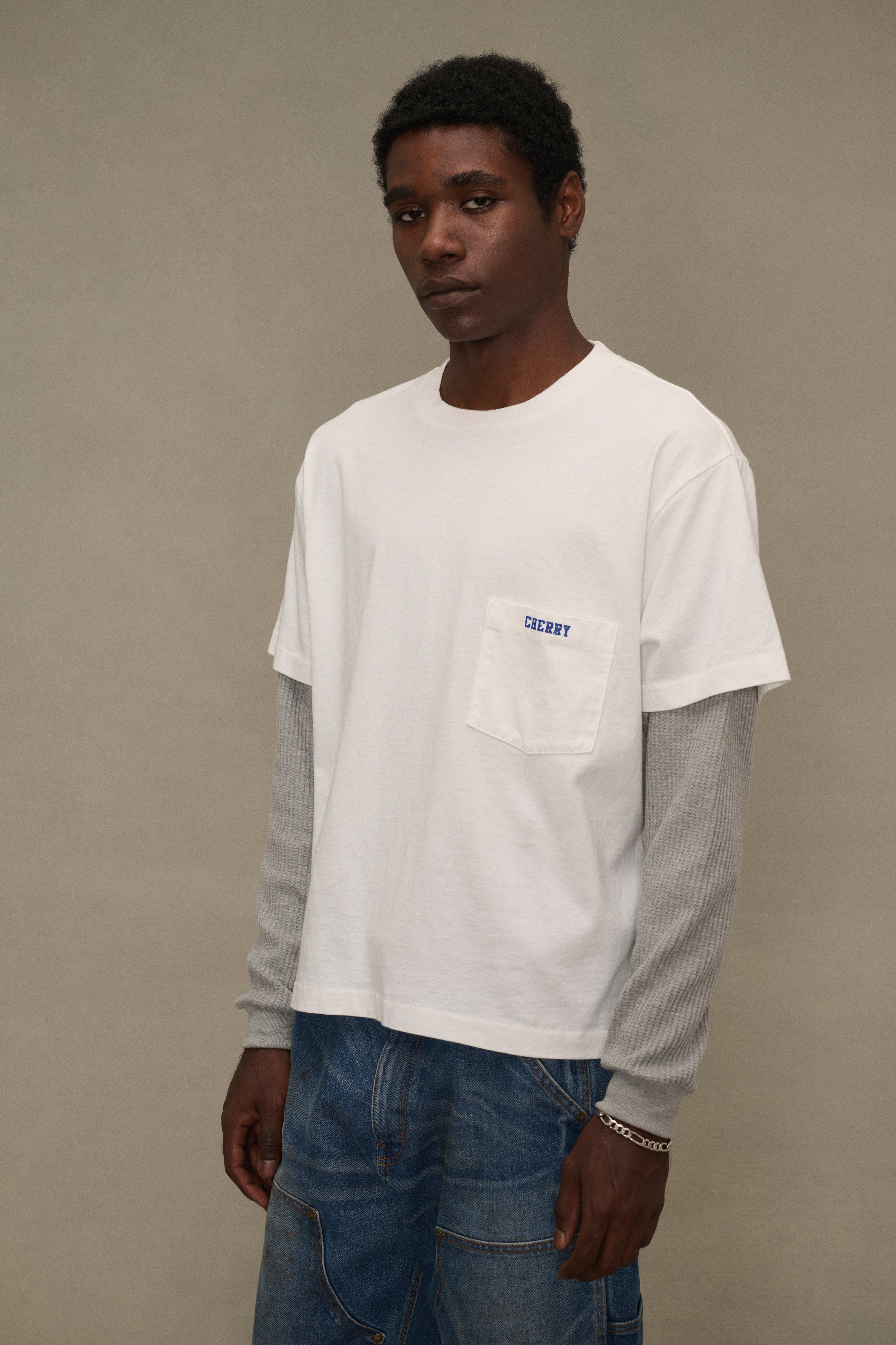 General Store Boxy Long Sleeve Thermal (Vintage White) – CHERRY LA