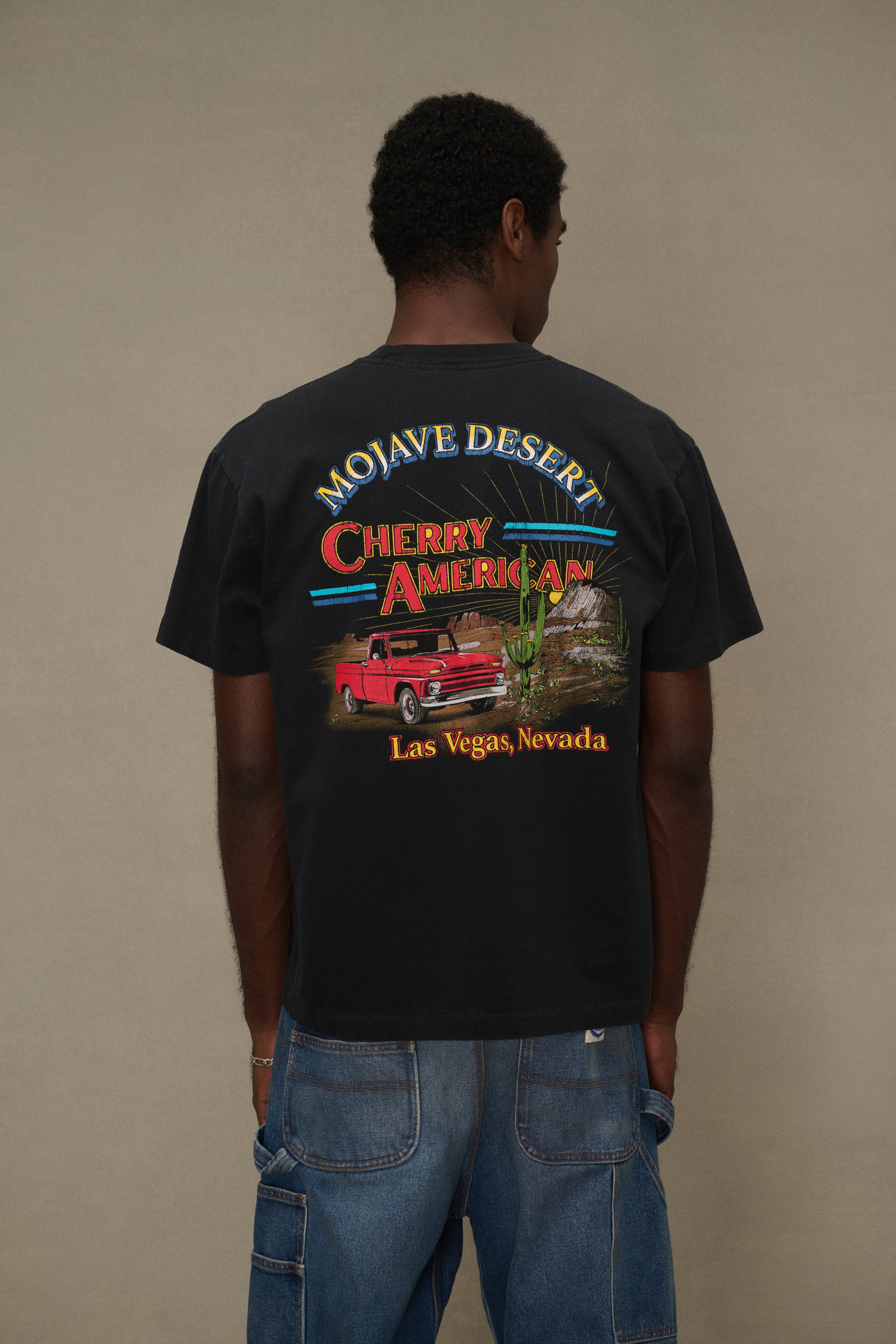 Mojave Desert Classic Pocket T-Shirt (Vintage Black) – CHERRY LA