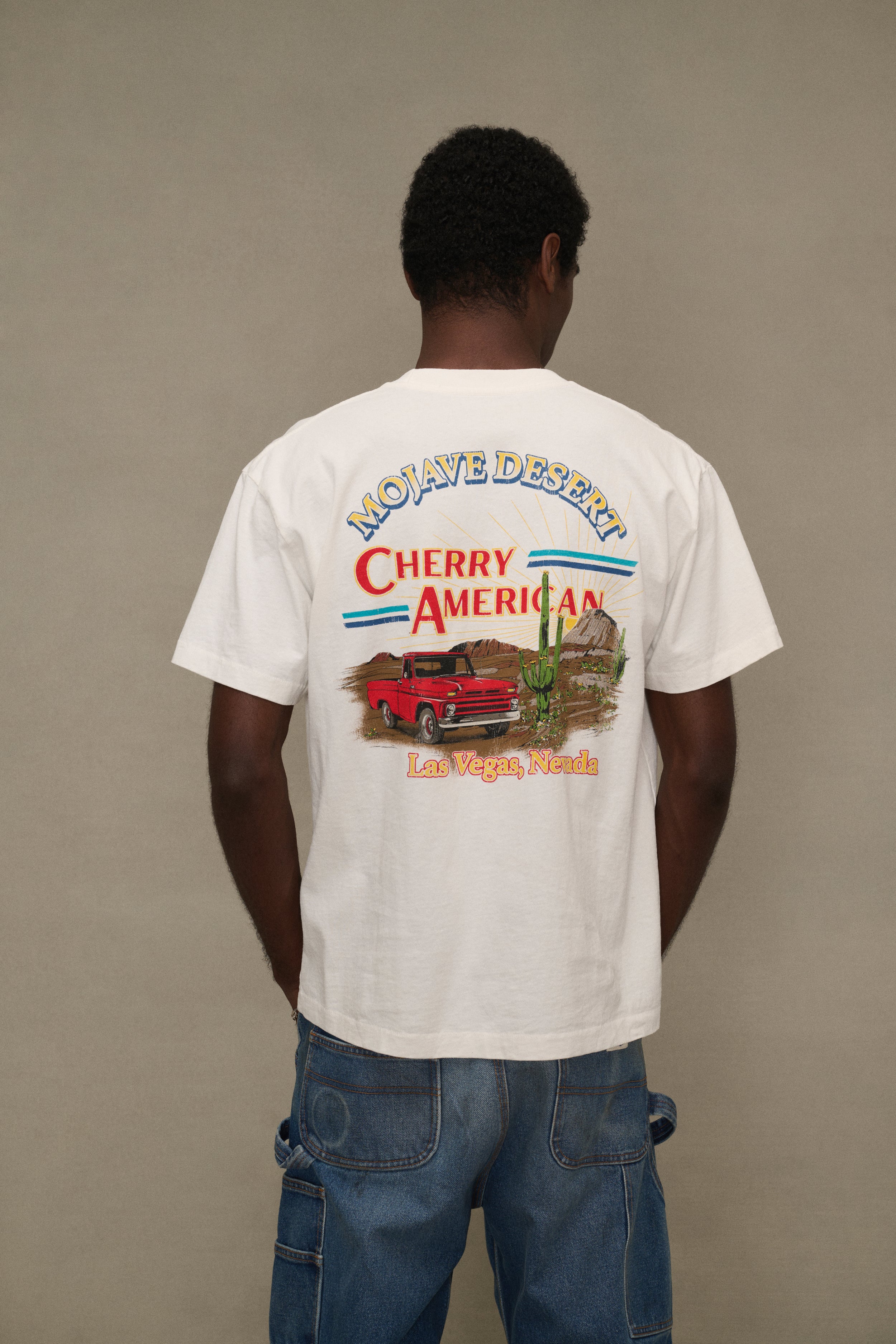 Mojave Desert Classic Pocket T-Shirt (Vintage White) – CHERRY LA