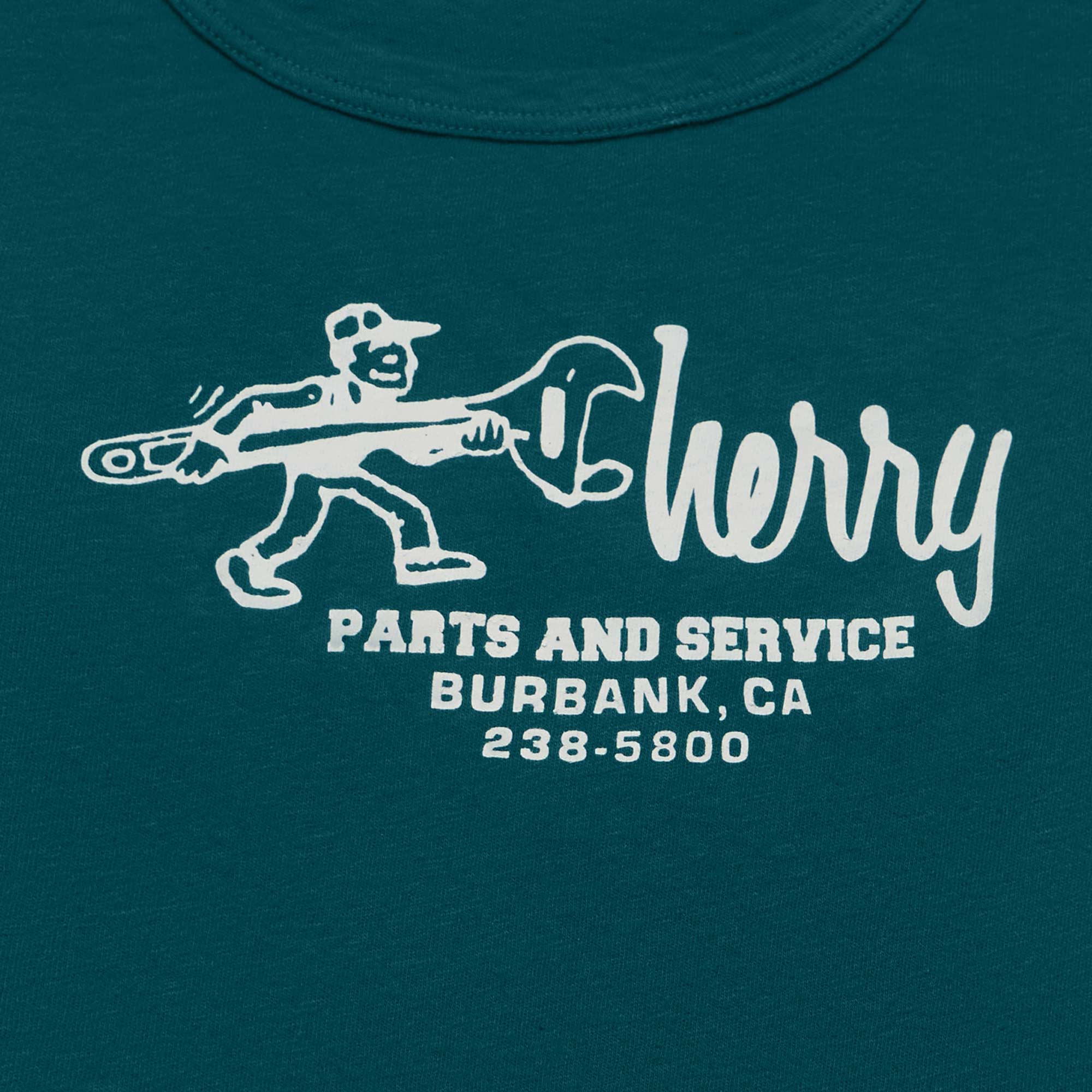 Women's Parts and Service Long Sleeve Tee (Emerald)