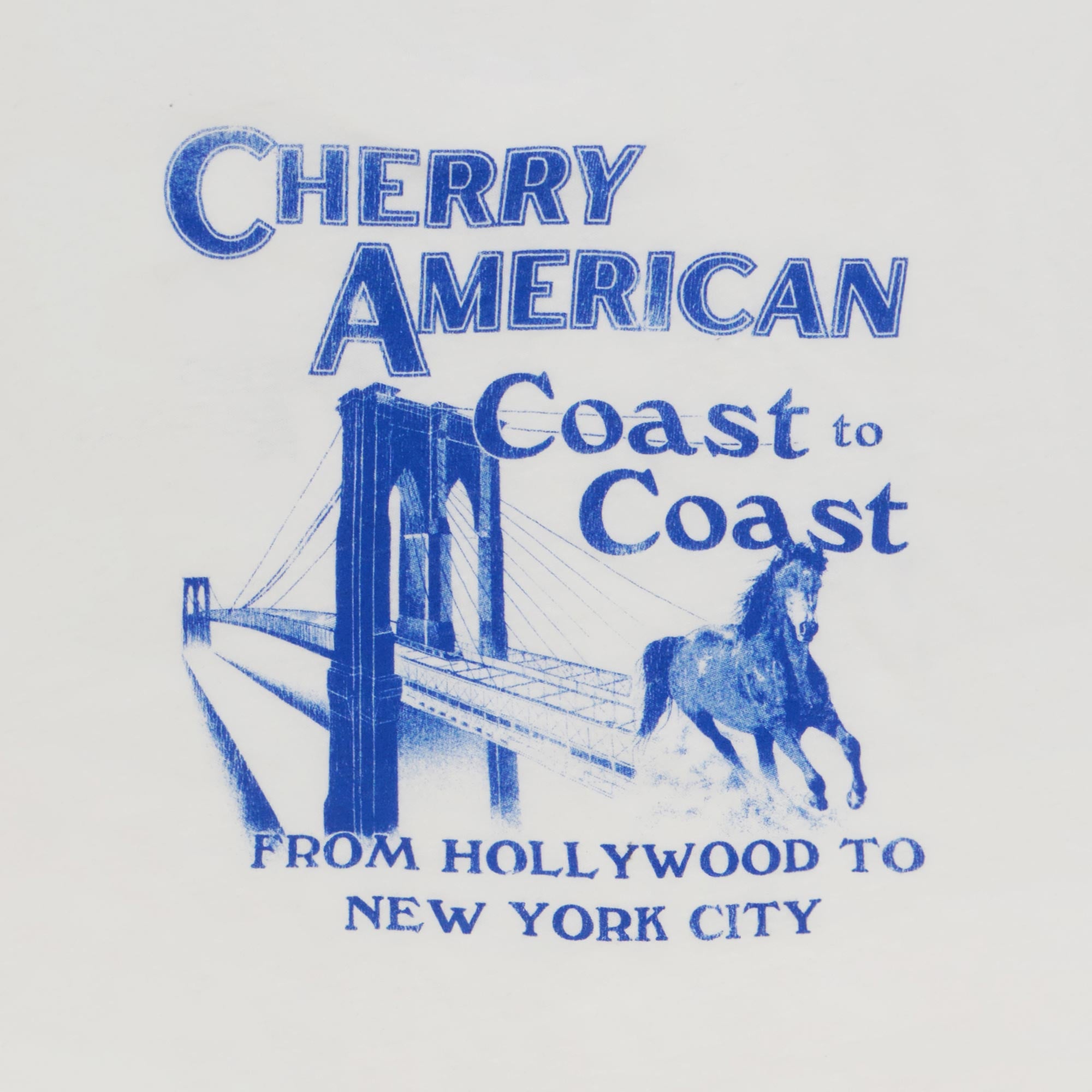 Women's Coast to Coast Fitted Baby Tee (Vintage White)