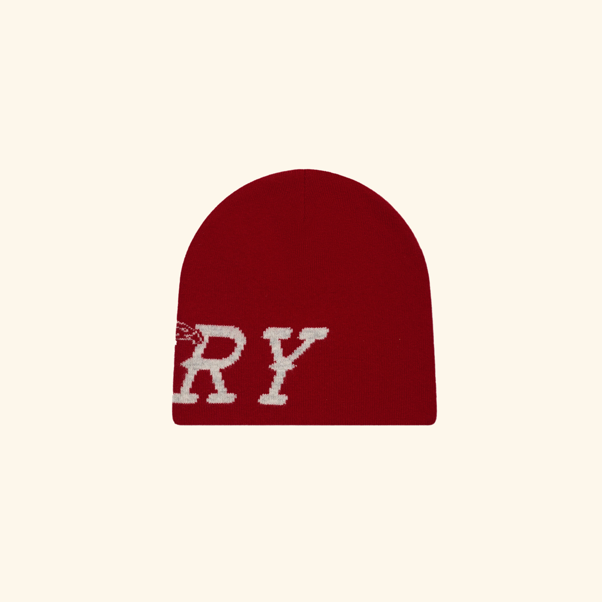 Flying Cherry Skull Cap (Cherry Red)