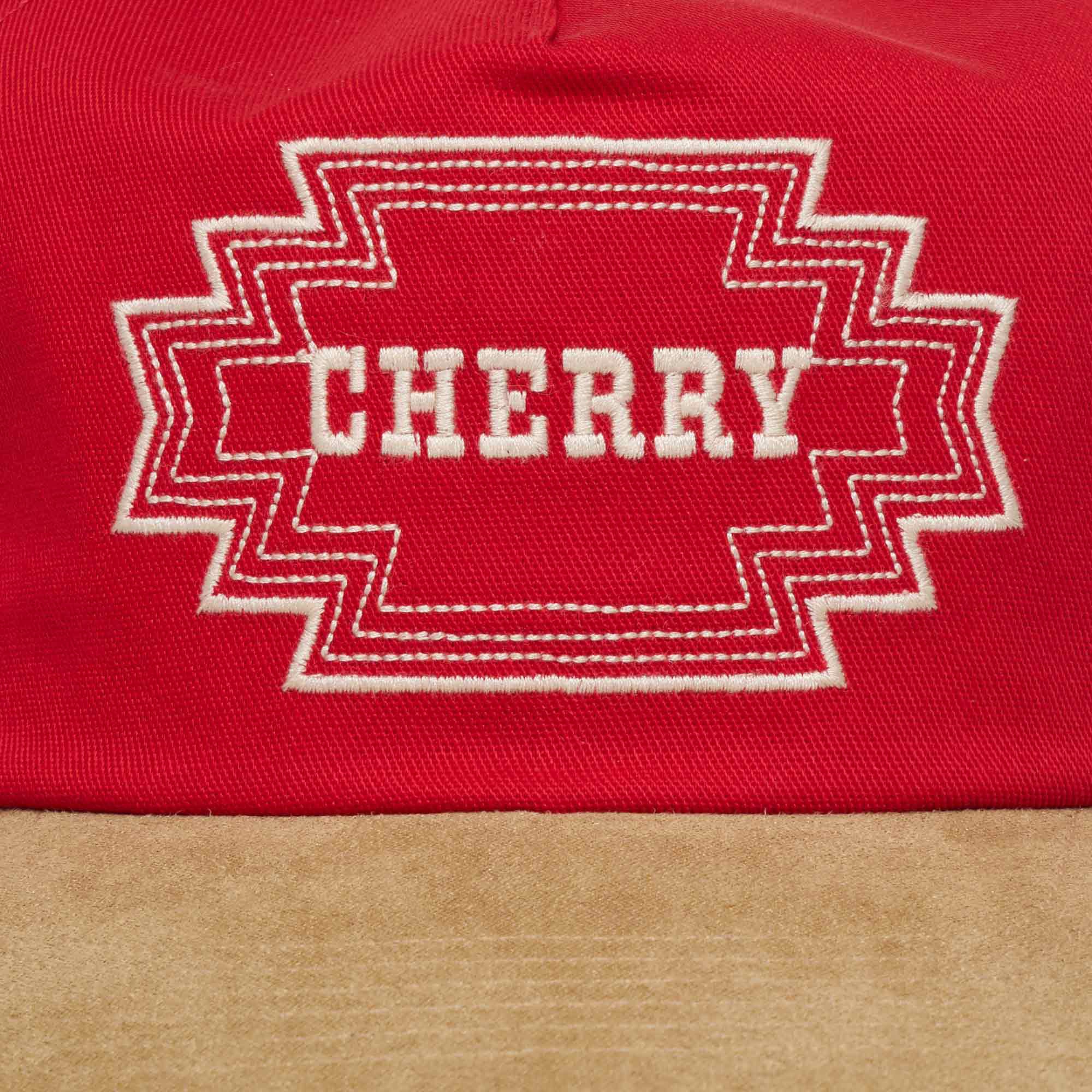 Navajo 5 Panel Hat (Red)