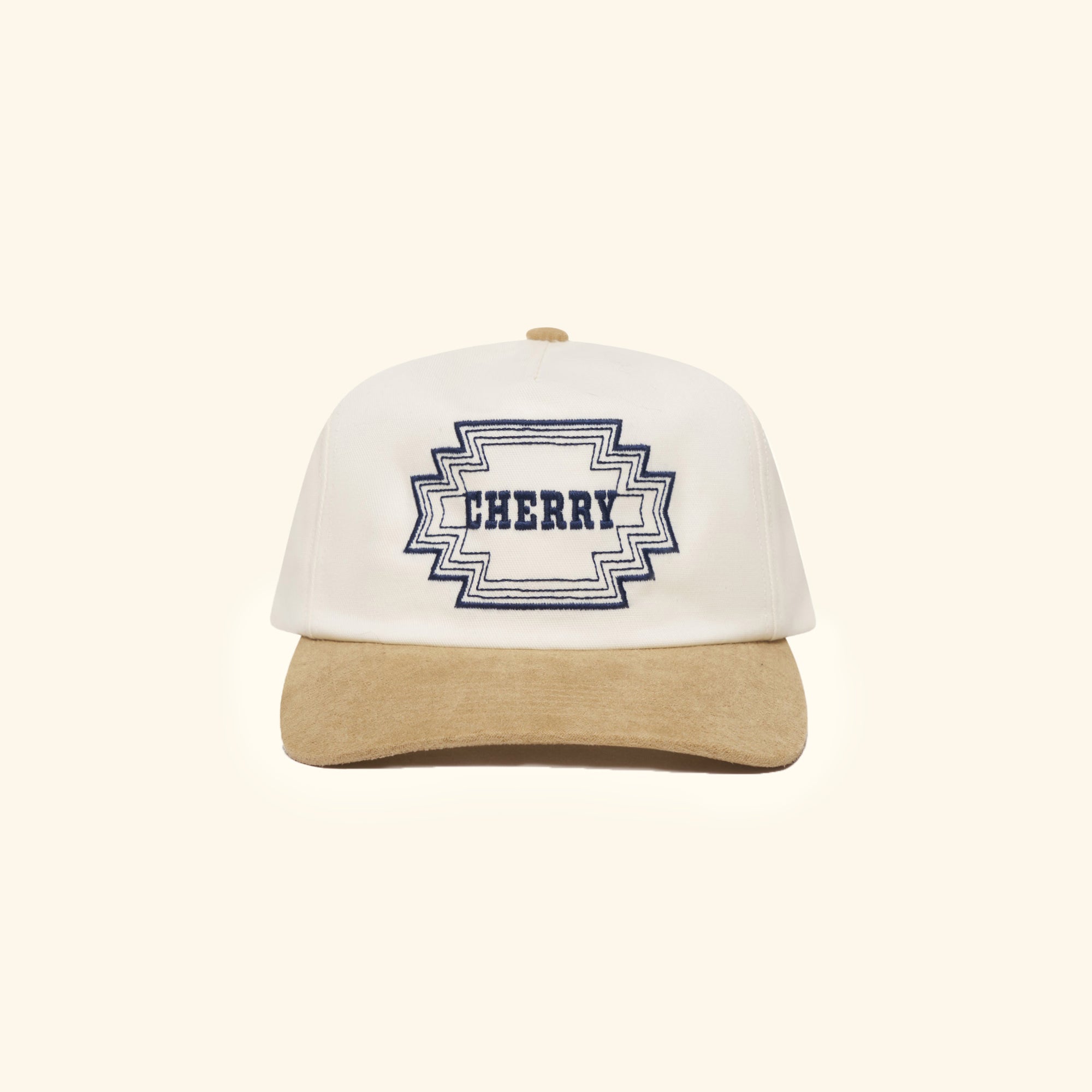 Navajo 5 Panel Hat (White)