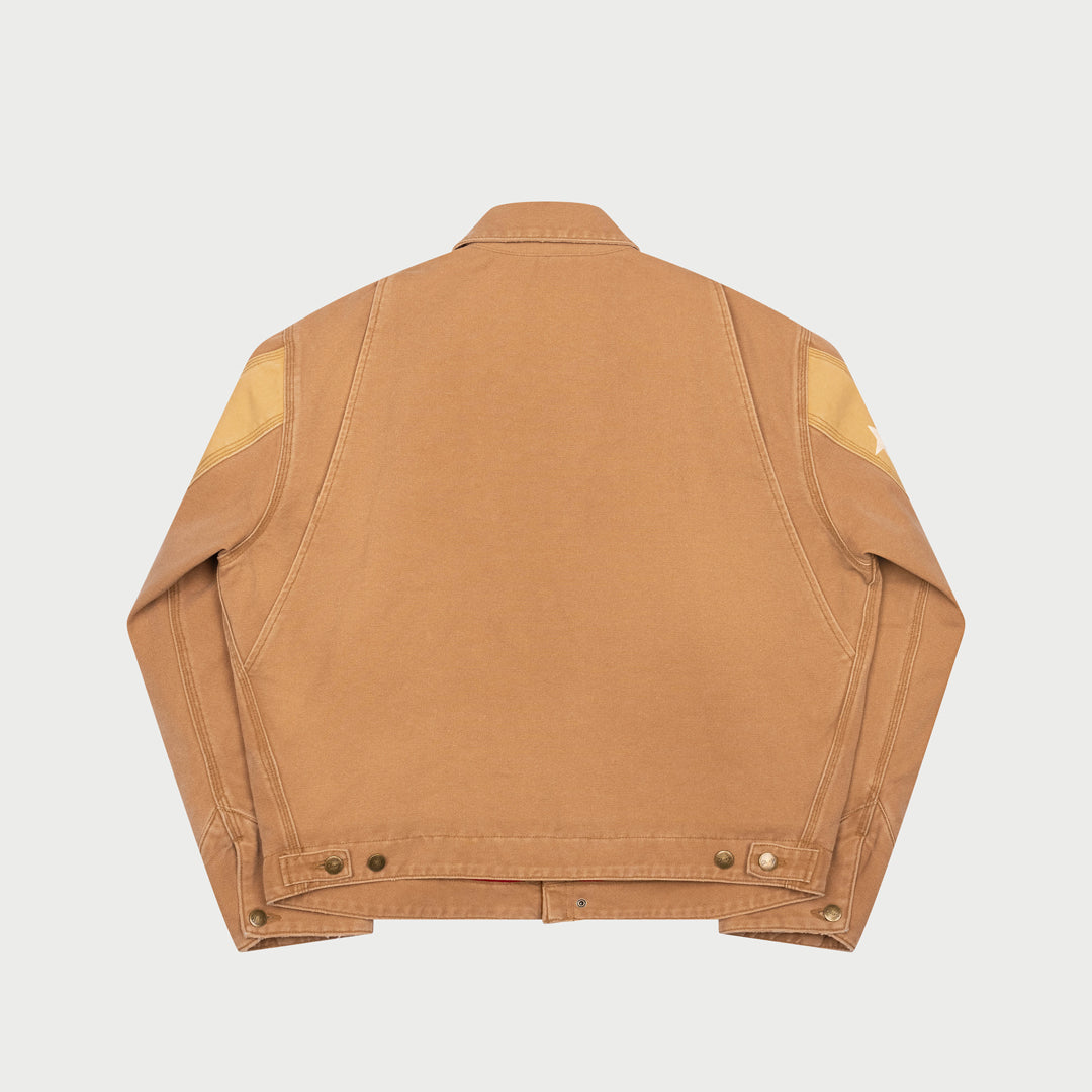 Star Quilted Work Jacket (Honey)