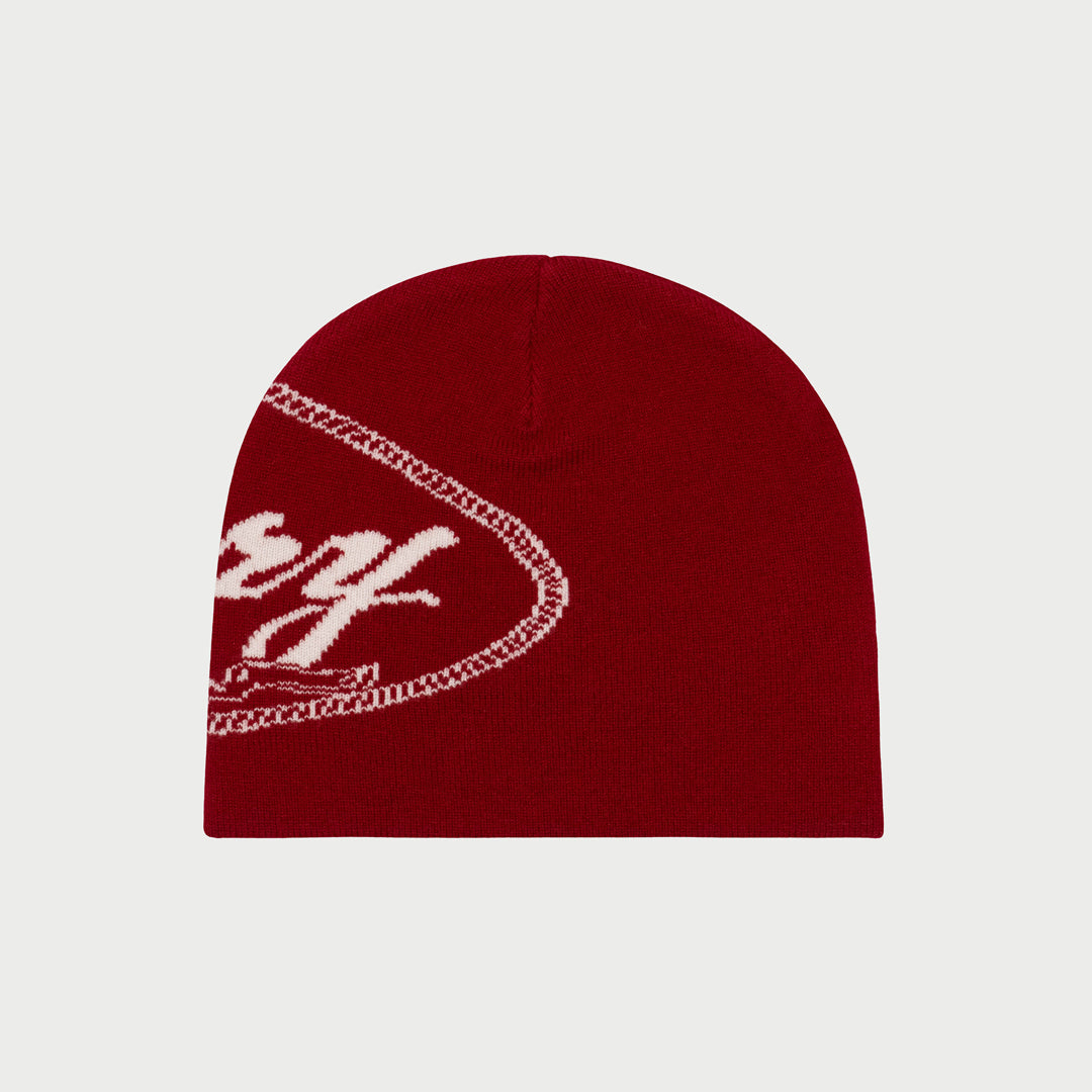 Horse Power Skullcap Beanie (Cardinal)