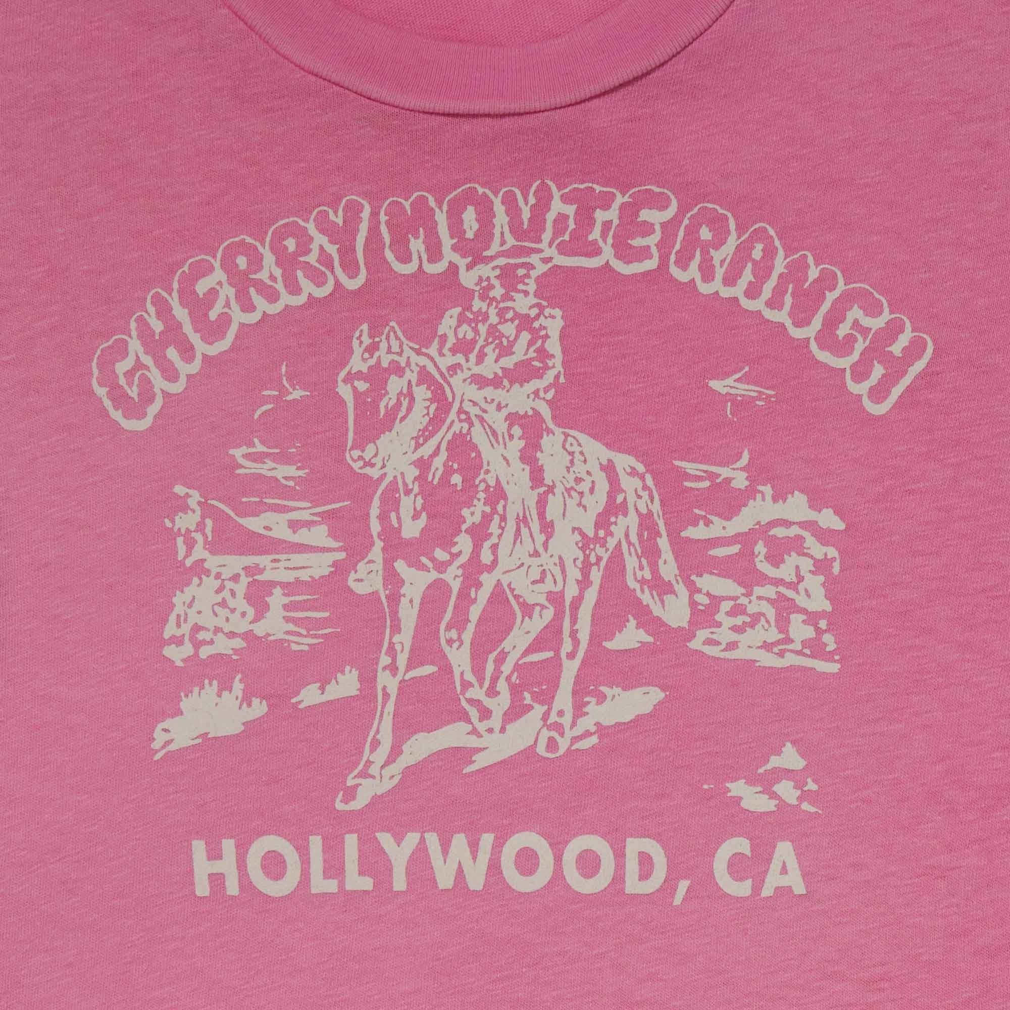 Women's Ranch Baby Tee (Fuchsia)