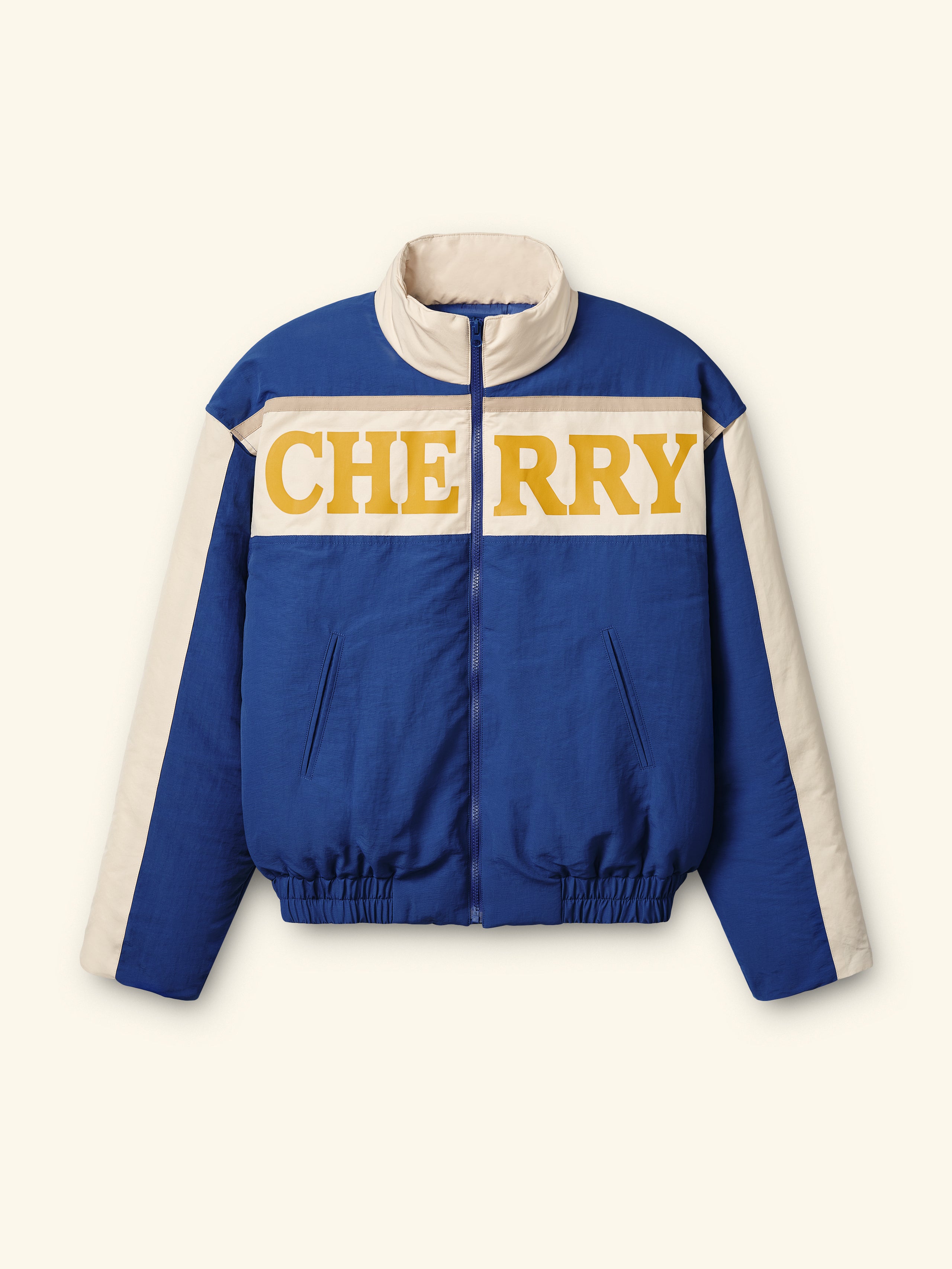 Cherry x Wrangler Pit Crew Puffer Jacket (Royal Blue)