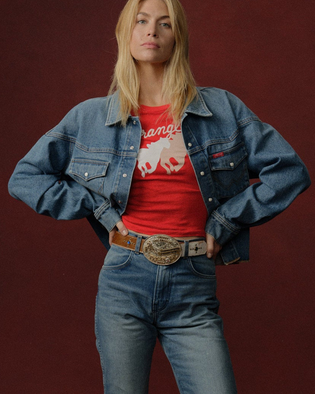 Cherry x Wrangler Denim Shirt Jacket