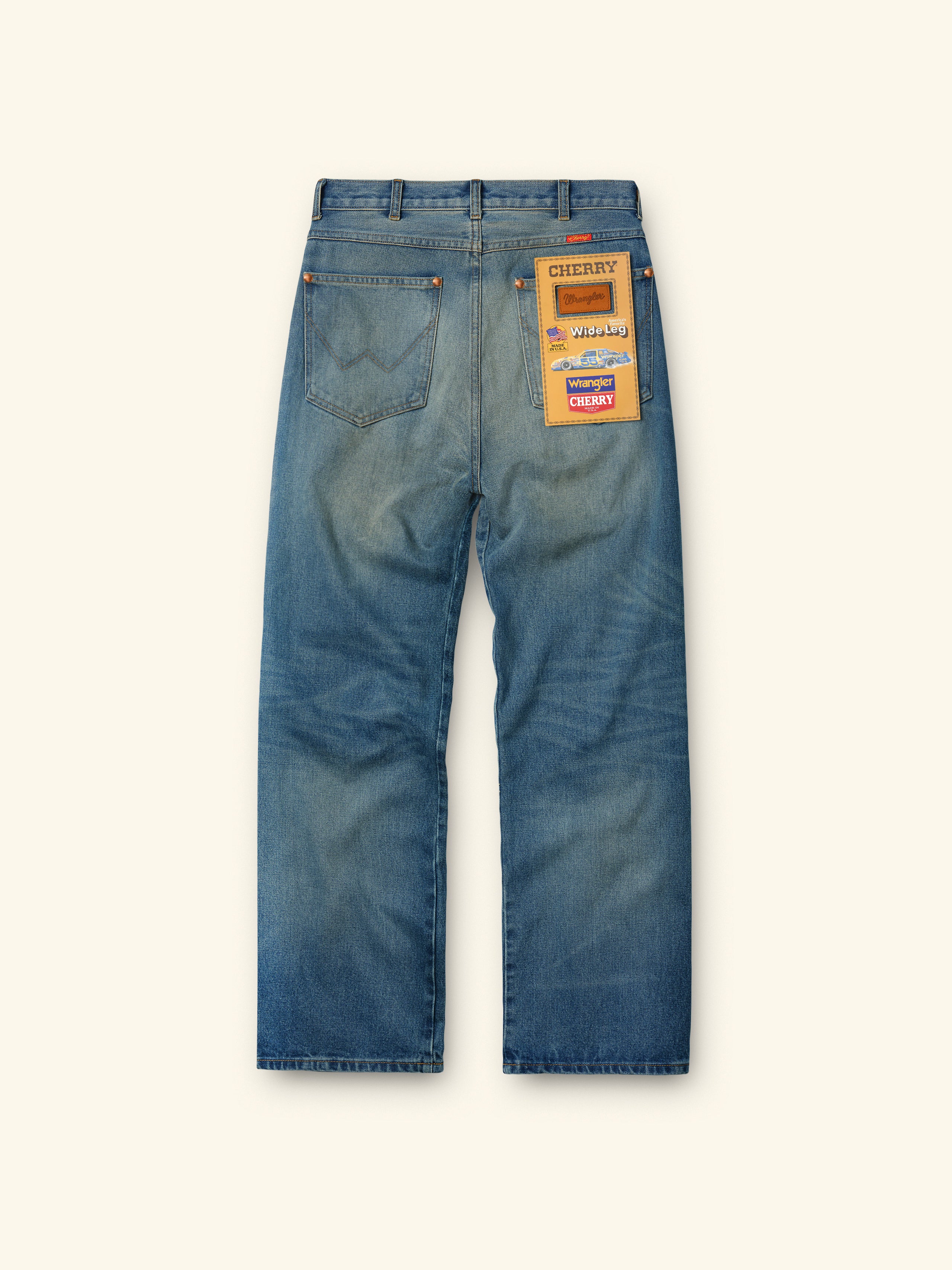 Cherry x Wrangler Wide Leg 5 Pocket Denim