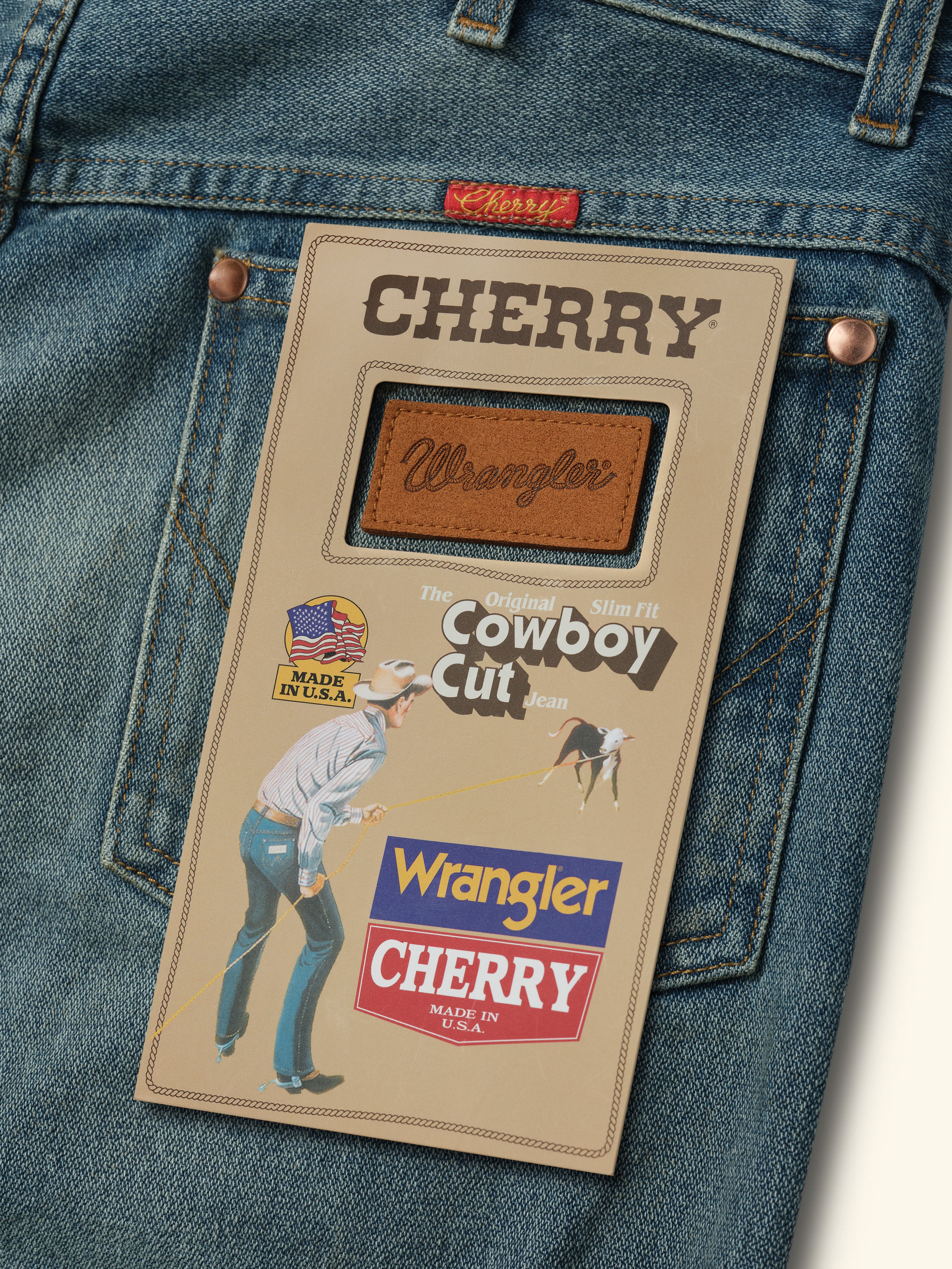 Cherry x Wrangler Cowboy Cut 5 Pocket Denim