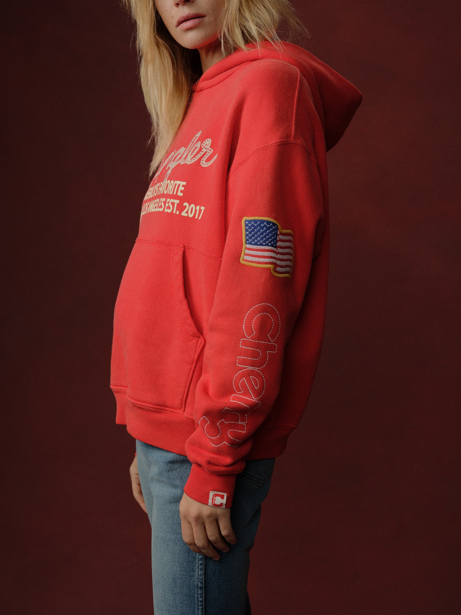 Cherry x Wrangler Hoodie (Red)