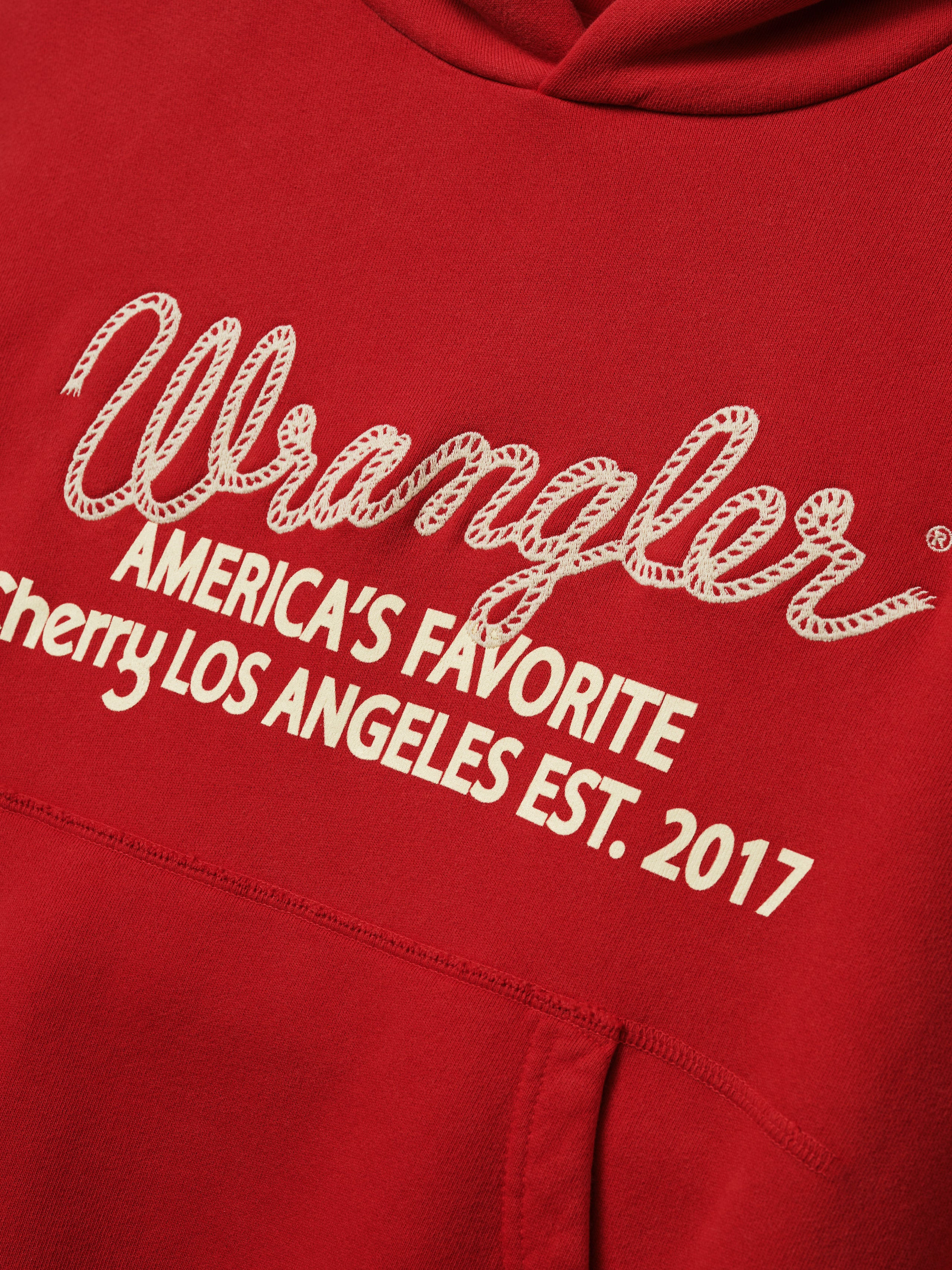 Cherry x Wrangler Hoodie (Red)