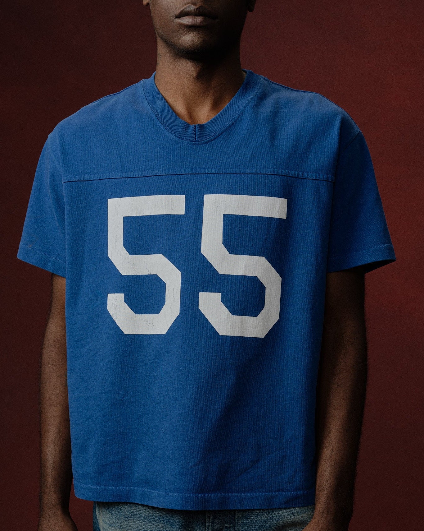 Cherry x Wrangler Football Jersey (Royal Blue)