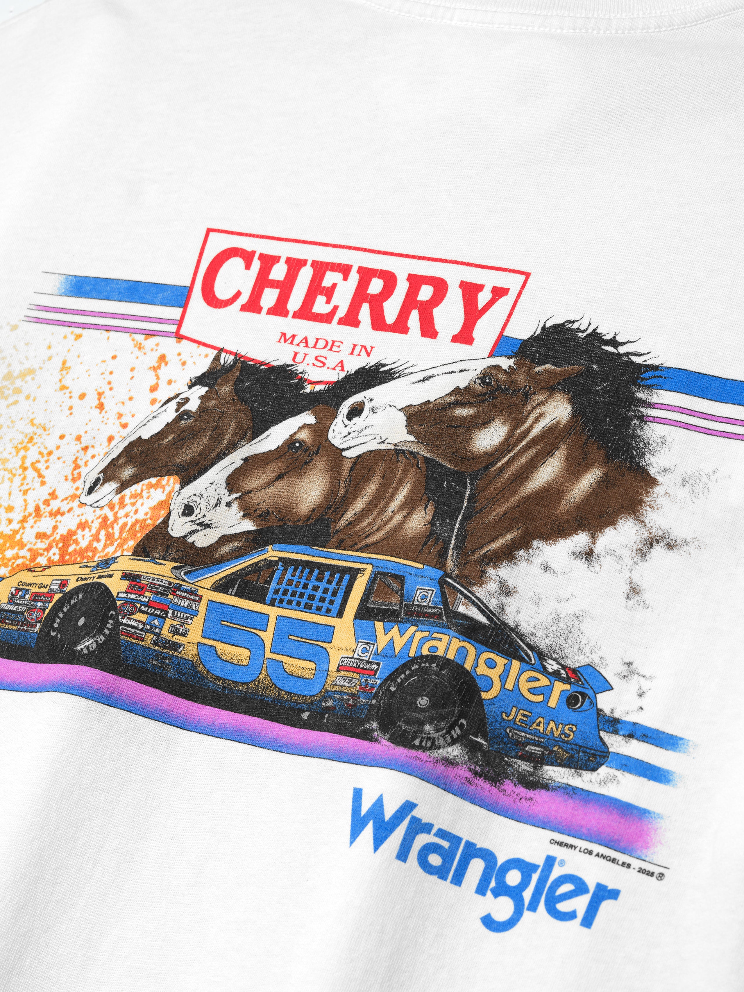 Cherry x Wrangler Horsepower Pocket Tee (Cream) – CHERRY LA