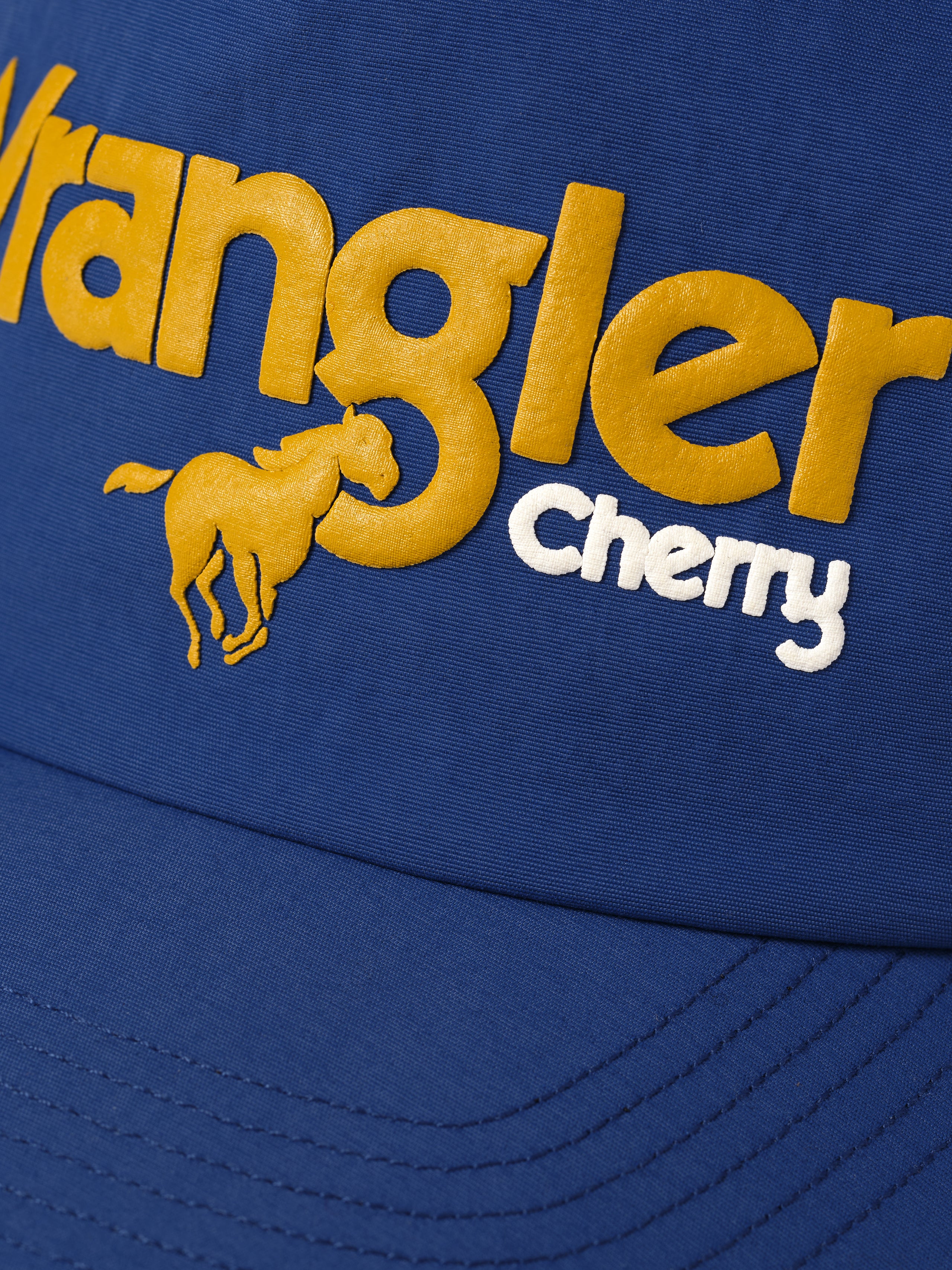 Cherry x Wrangler Nylon 5 Panel Hat (Royal Blue)
