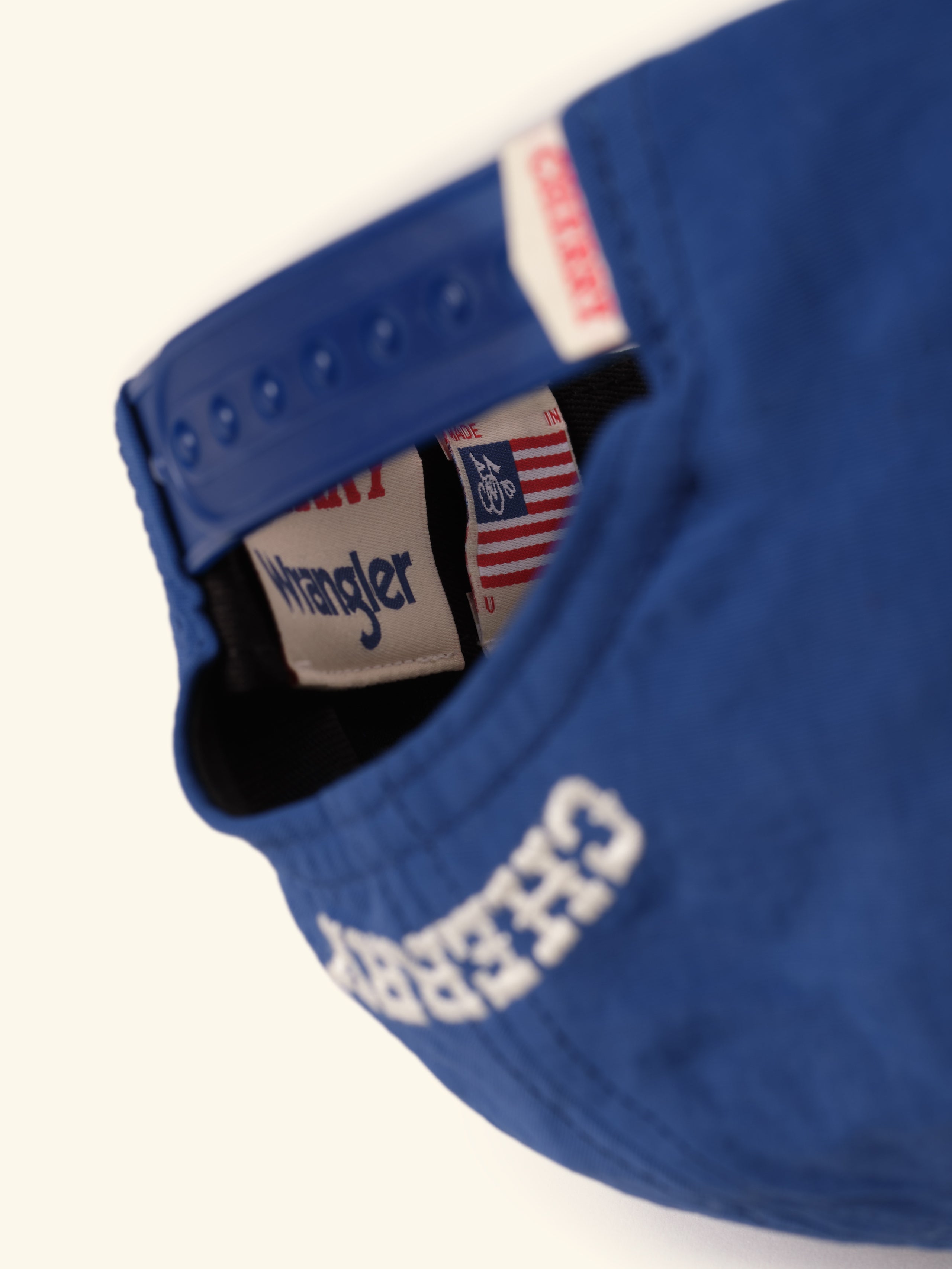 Cherry x Wrangler Nylon 5 Panel Hat (Royal Blue)
