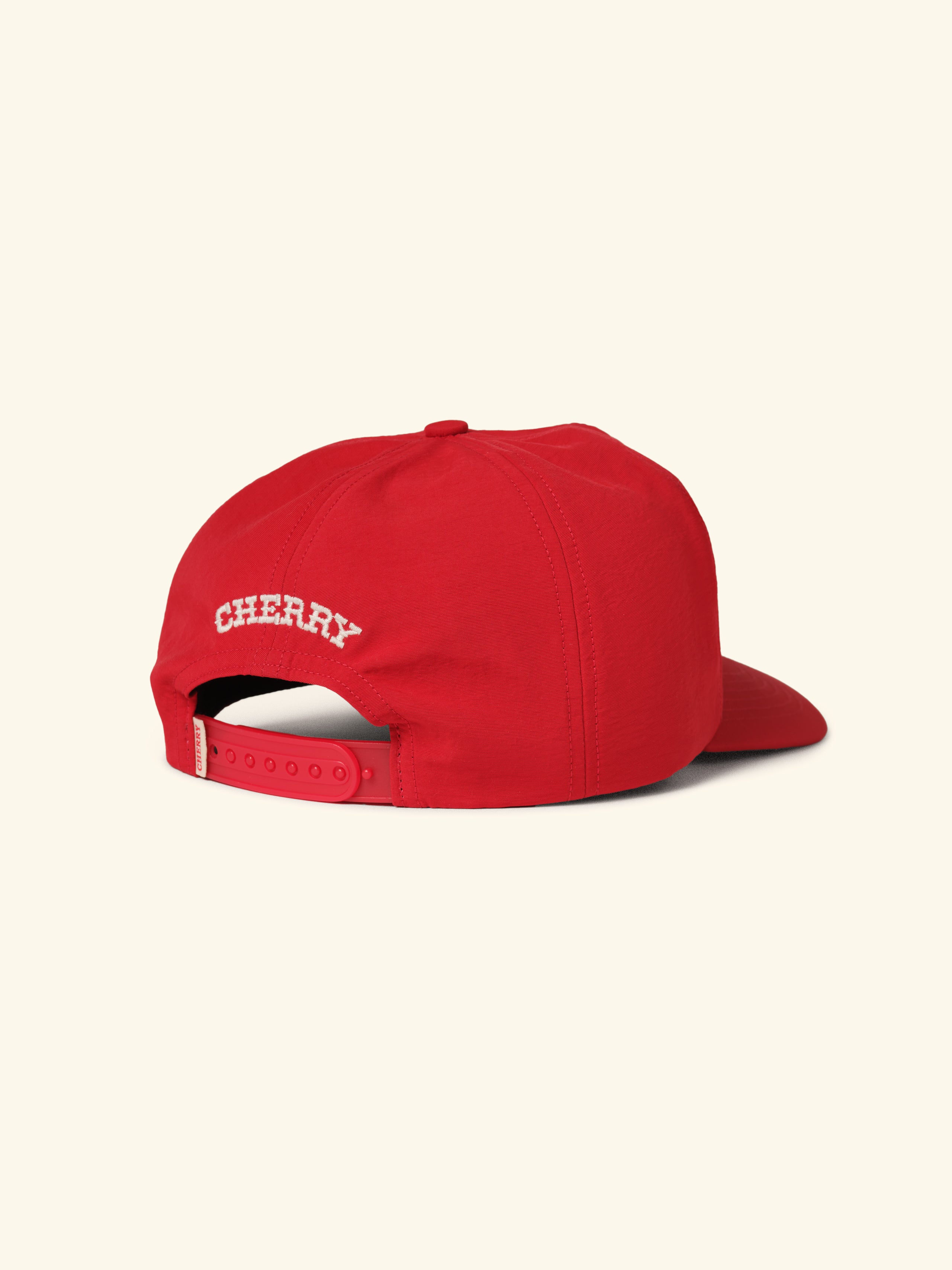 Cherry x Wrangler Nylon 5 Panel Hat (Red)