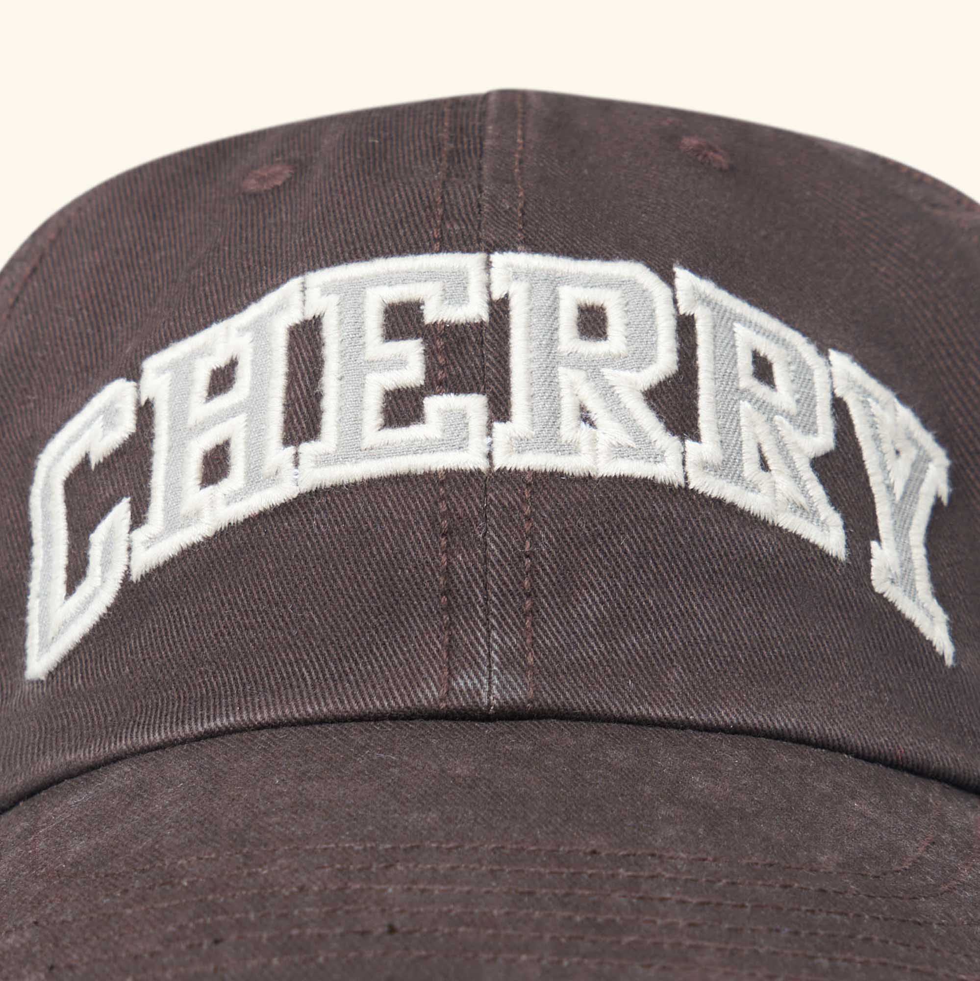 Applique 6 Panel Hat (Chocolate)