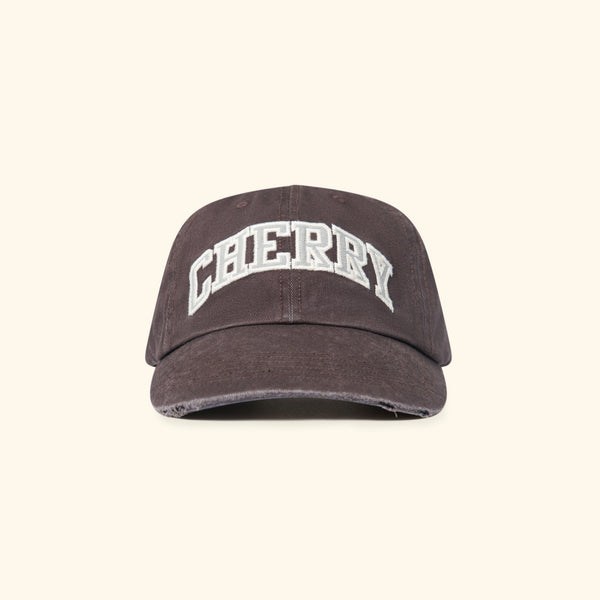 Applique 6 Panel Hat (Chocolate) – CHERRY LA