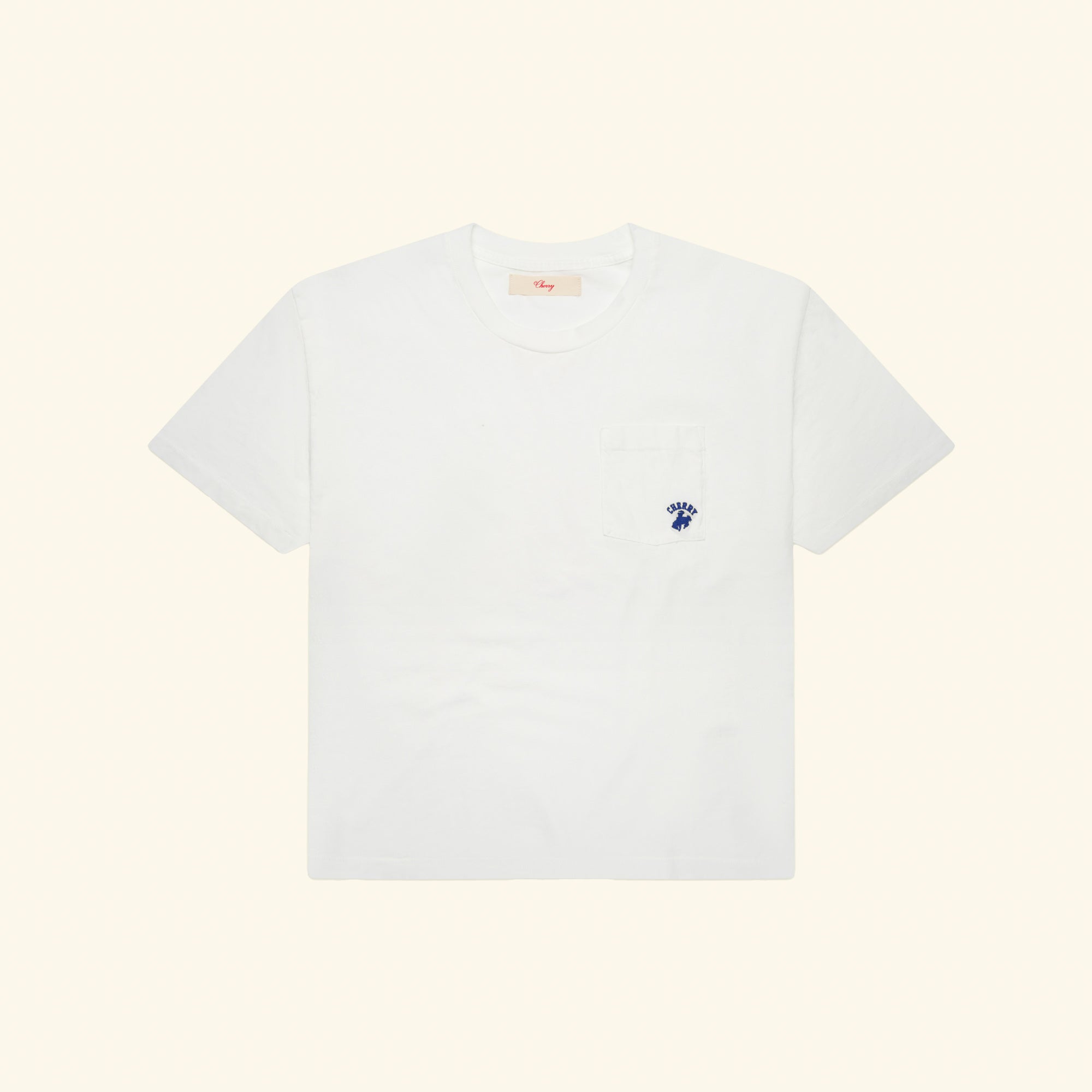 Western Athletic Classic Pocket T-Shirt (Vintage White) – CHERRY LA