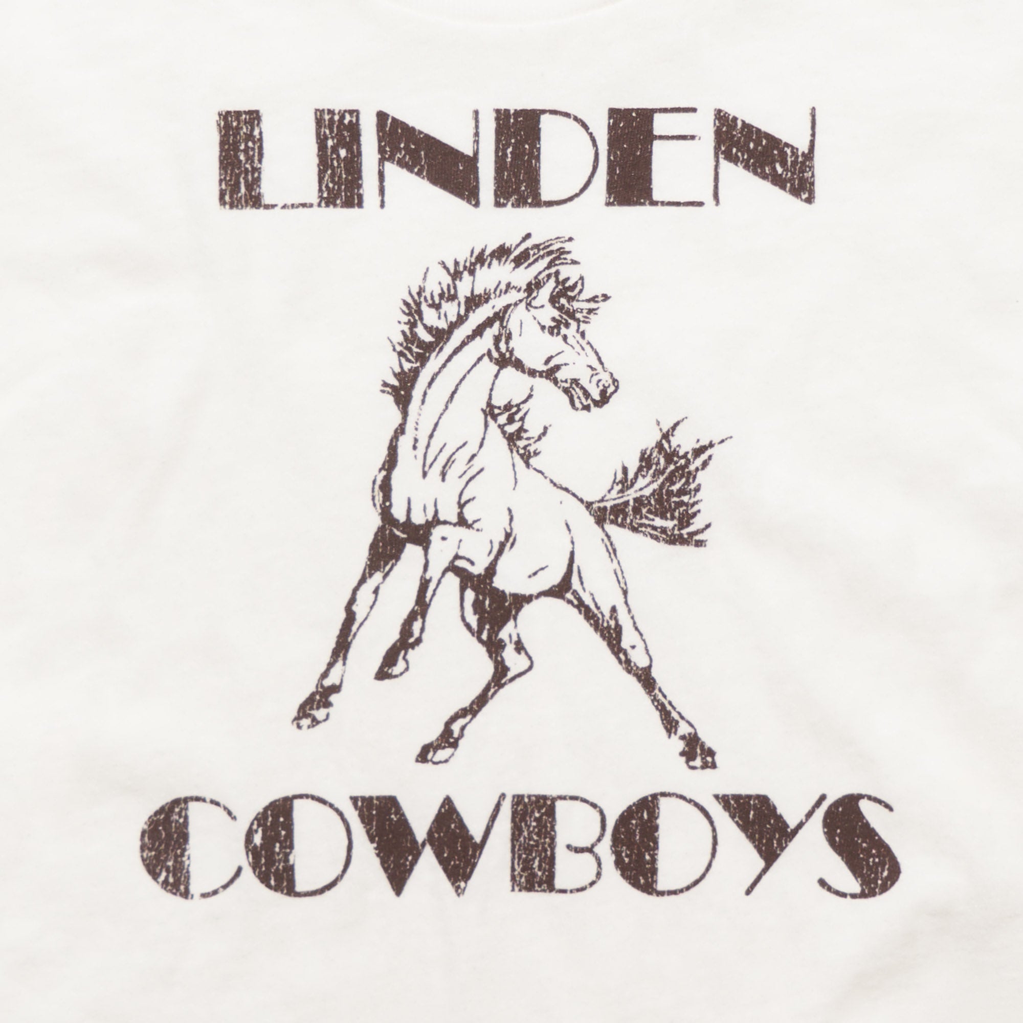 Women's Cowboys Fitted Baby Tee (Vintage White)