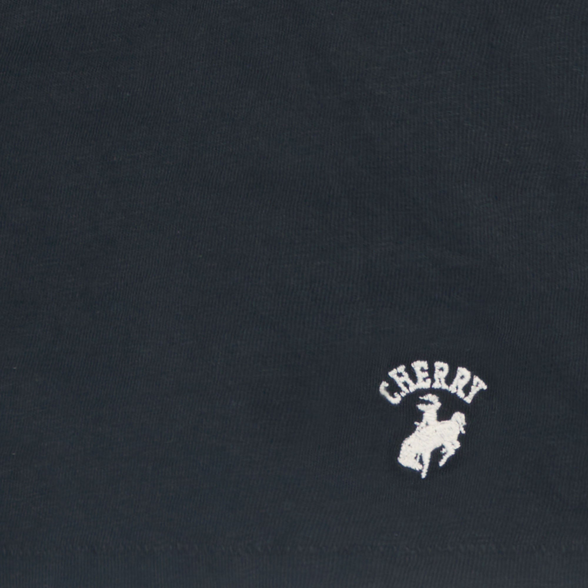 Women's Western Athletic Fitted Baby Tee (Vintage Black)