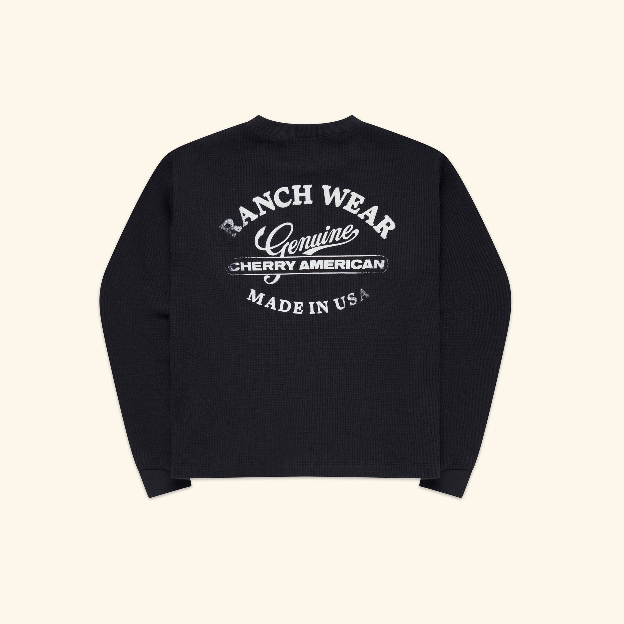 Ranch Wear Pocket Boxy Thermal (Vintage Black)