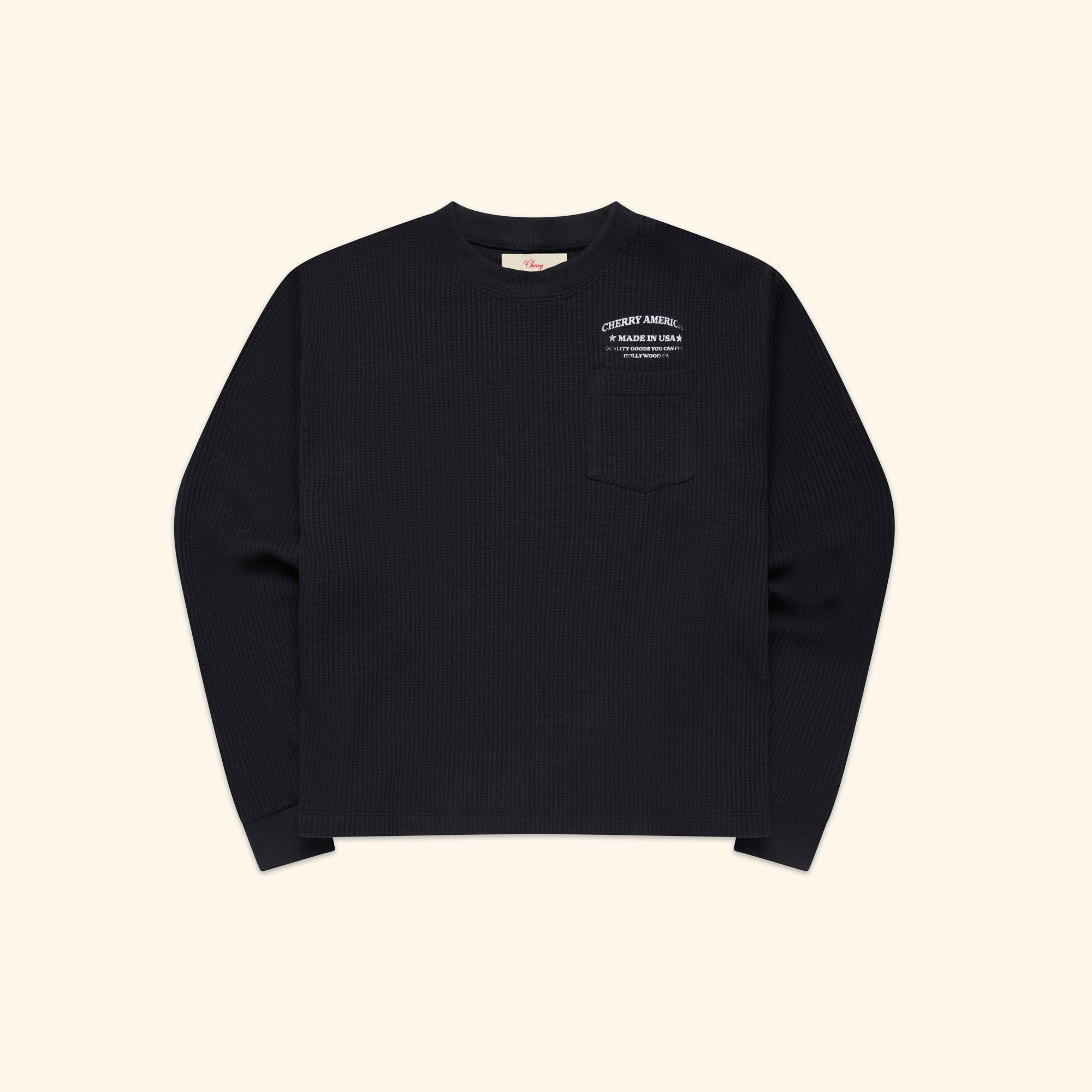 Ranch Wear Pocket Boxy Thermal (Vintage Black)