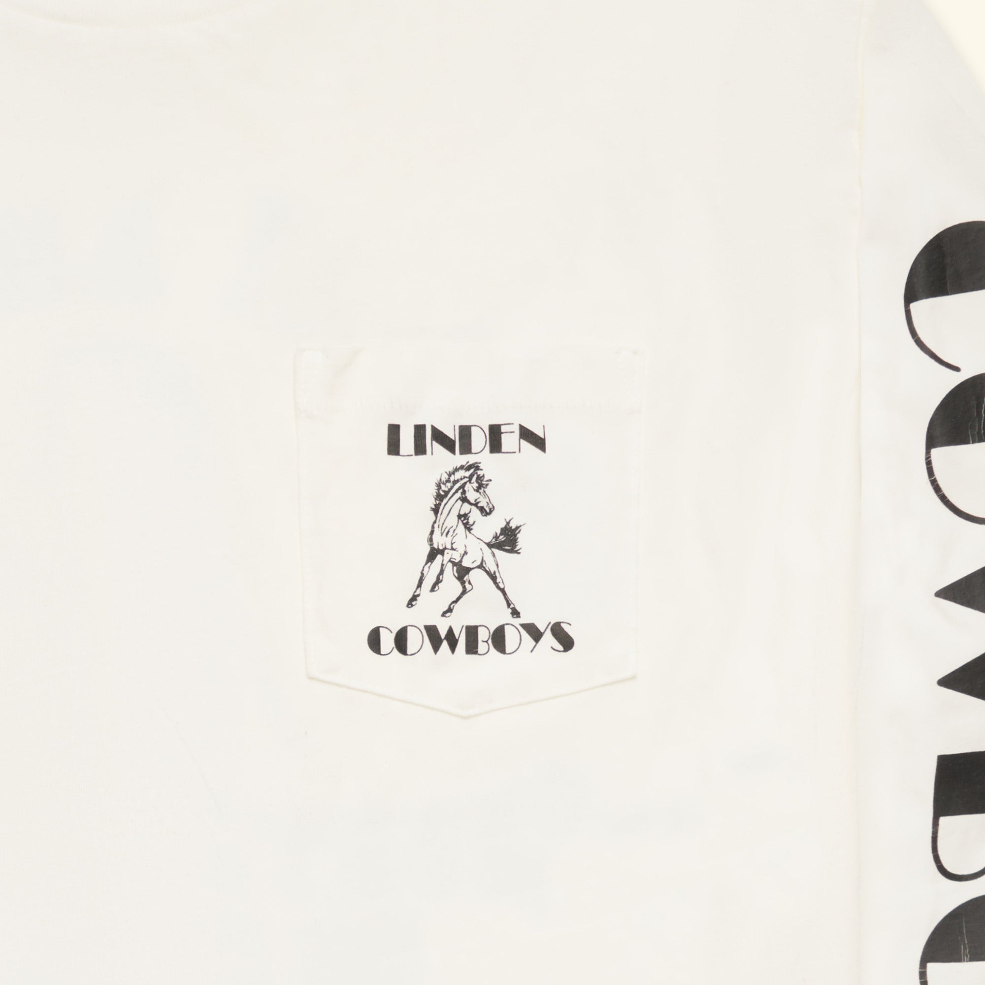 Cowboys Longsleeve Pocket T-Shirt (Vintage White)