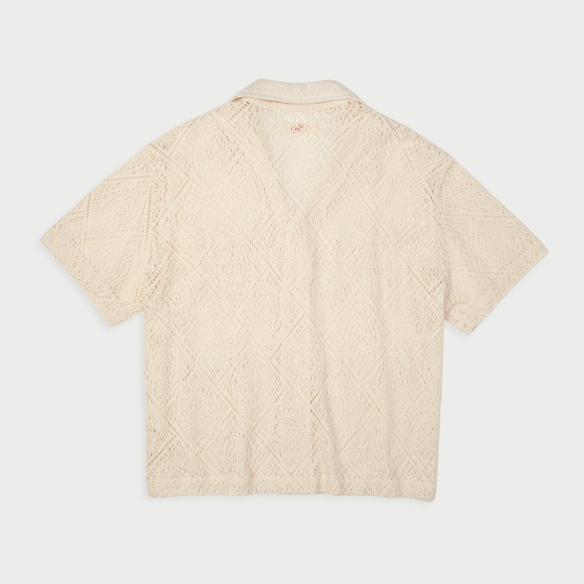 Crochet Lace Shirt (Cream)