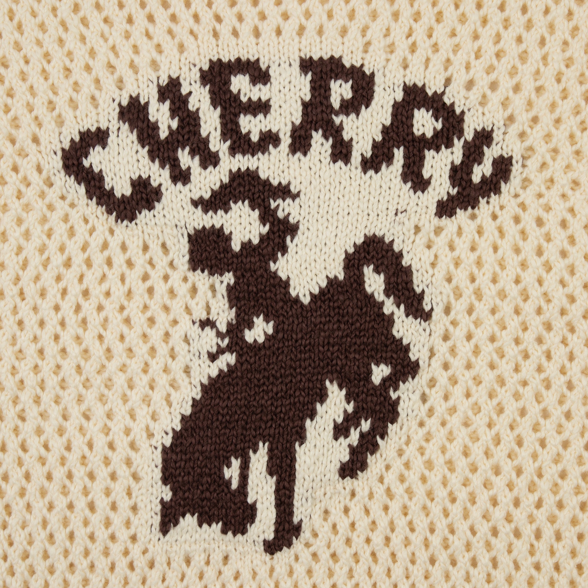 Knit Western Crew (Cream)