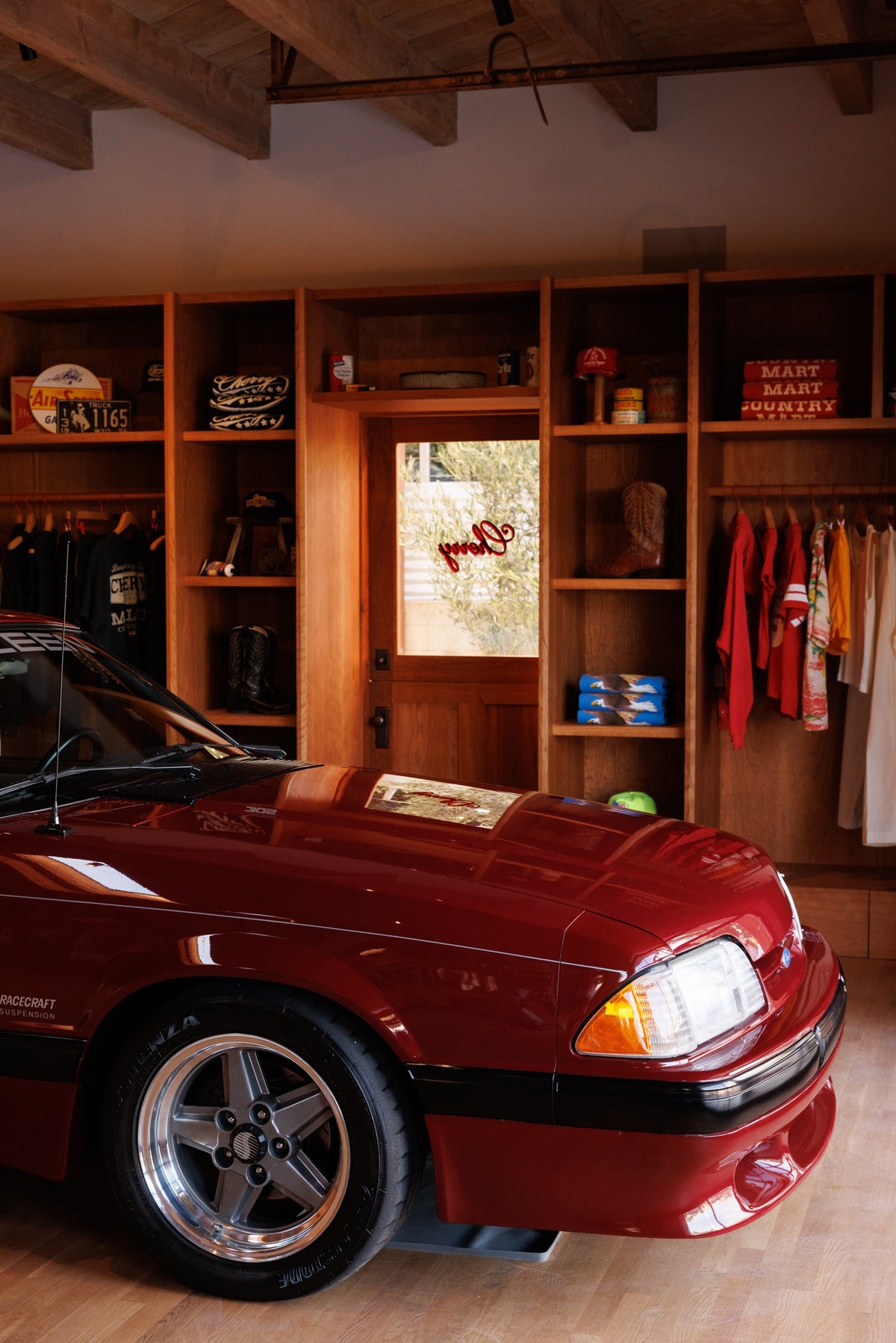 Cherry Malibu clothing racks